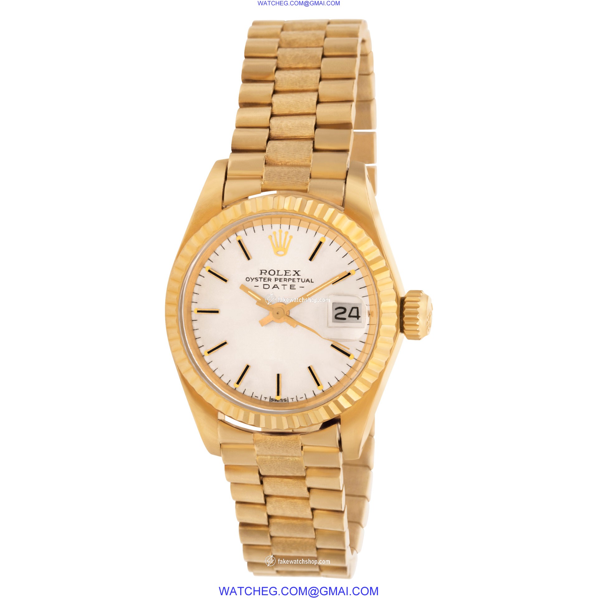 Rolex 6917 Date Automatic Female 18k yellow gold 2