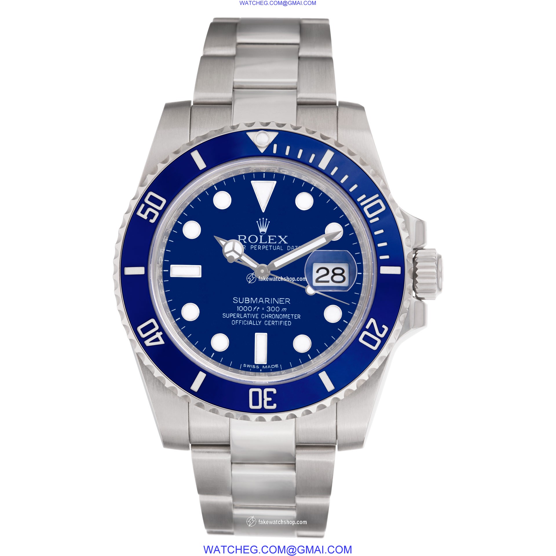 Rolex 116619 Submariner Automatic Male 18k White Gold 2