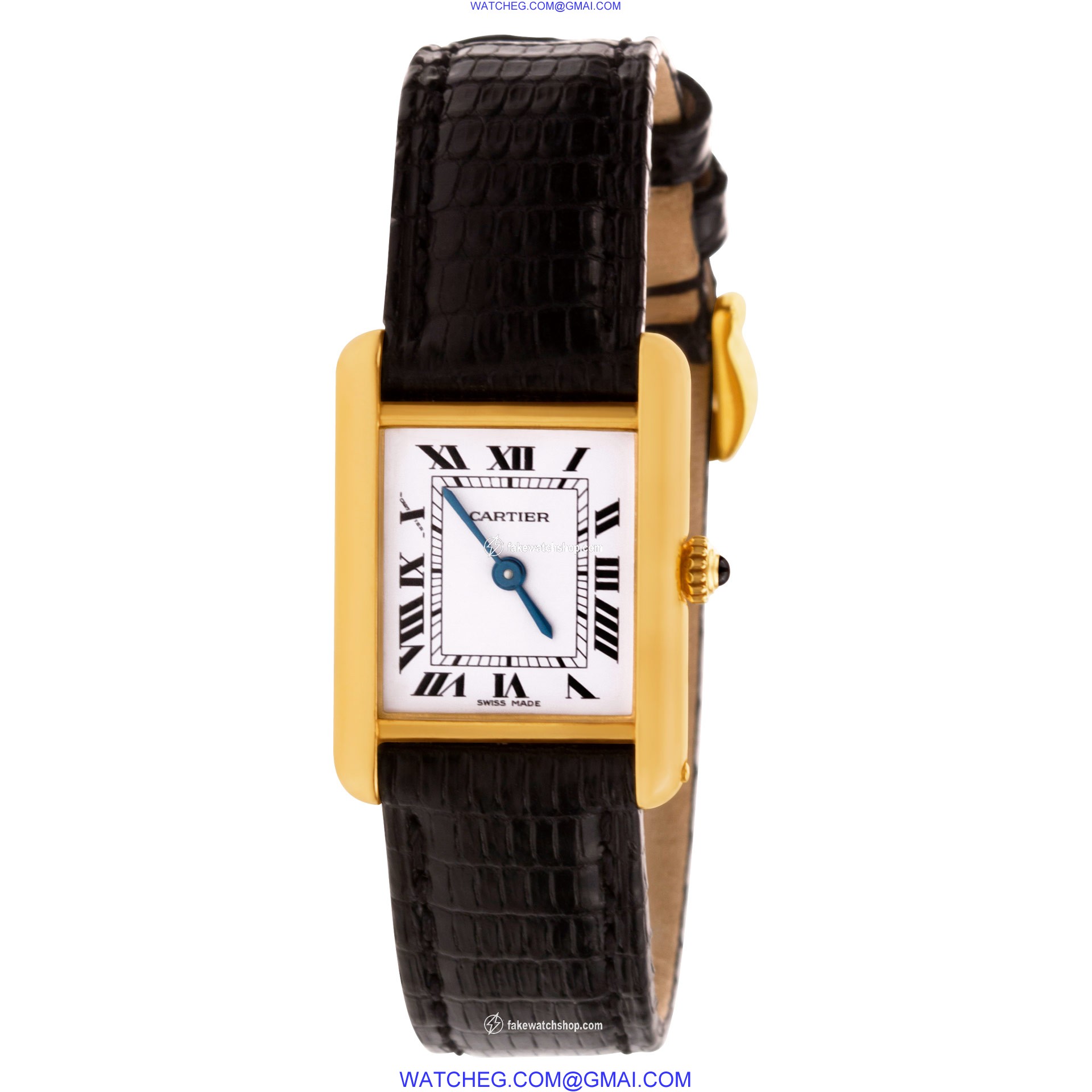 Cartier Cartier 2395 Tank Quartz Female 18k yellow gold 2