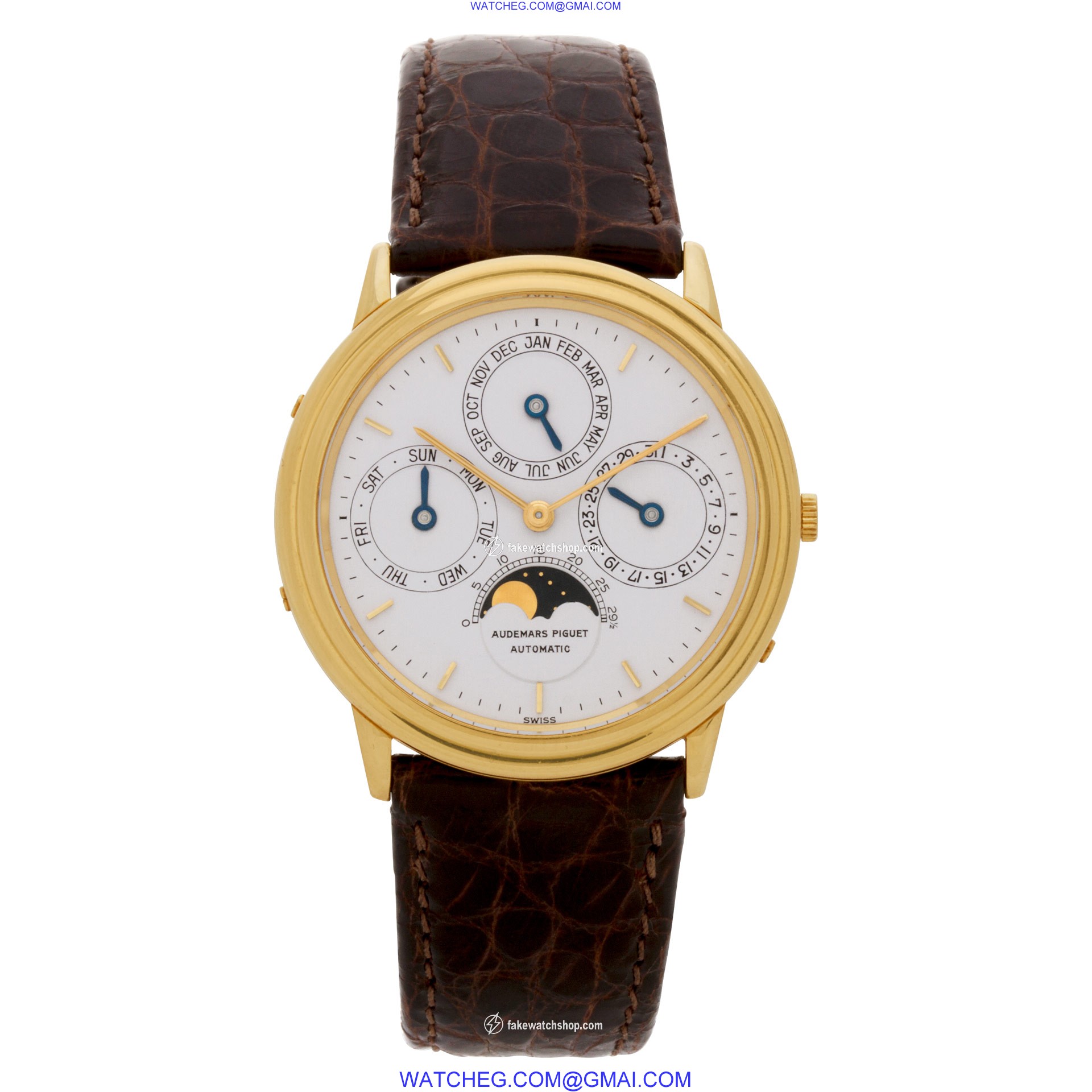 Audemars Piguet B40364 Perpetual Calendar Automatic Male 18k yellow gold 2