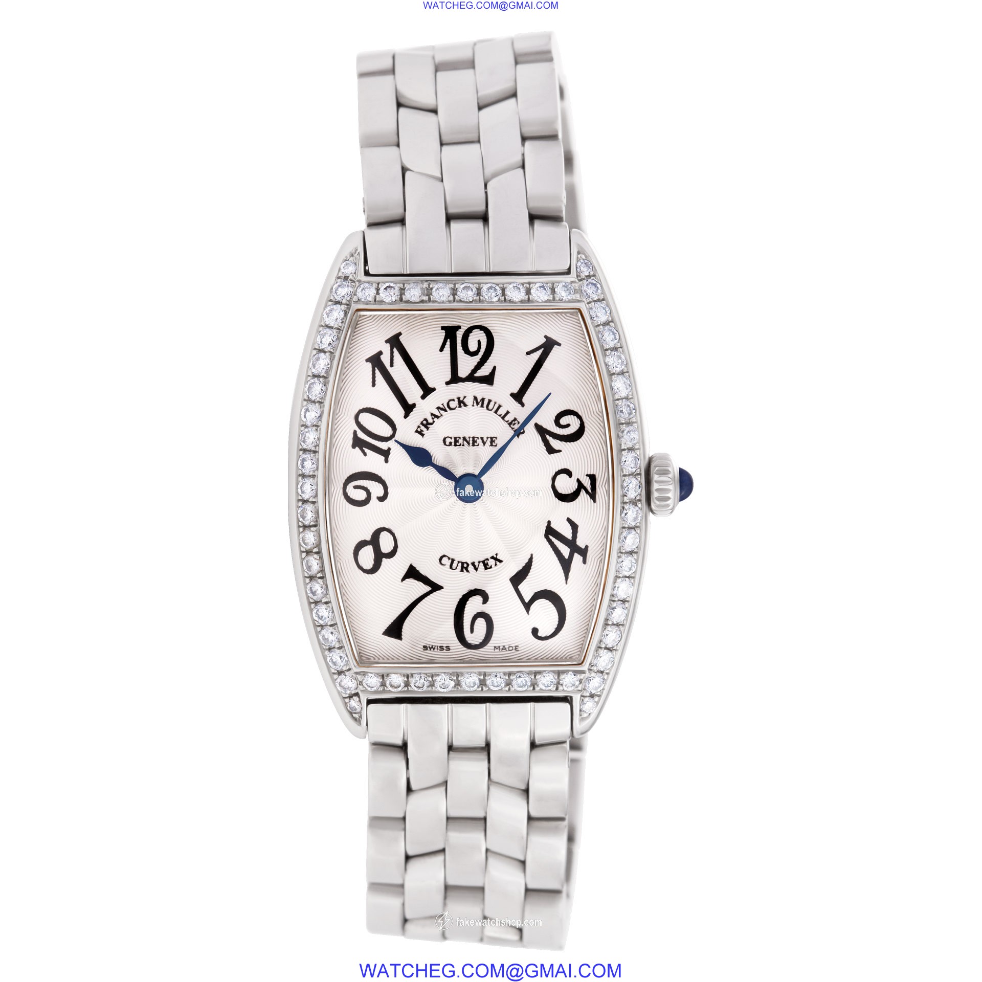 Franck Muller 1752 QZ Curvex Quartz Female Stainless Steel 2
