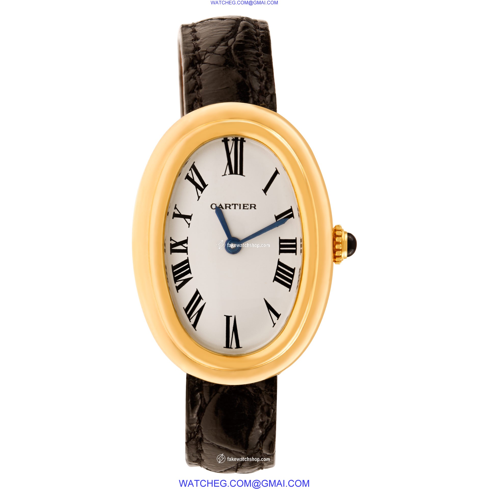 Cartier W8000017 Baignoire Manual Female 18k yellow gold 2