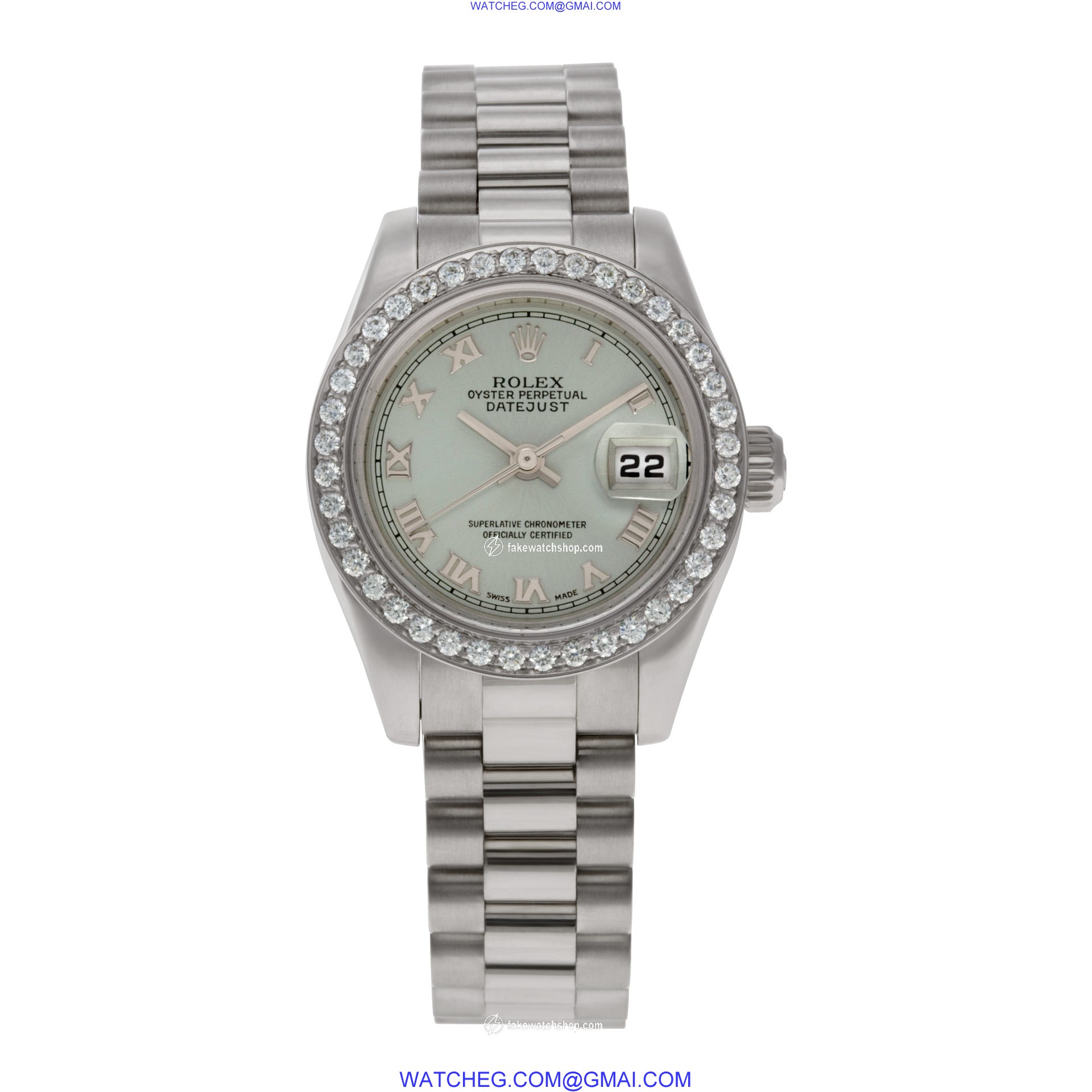 Rolex 179166 Datejust Automatic Female Platinum 2