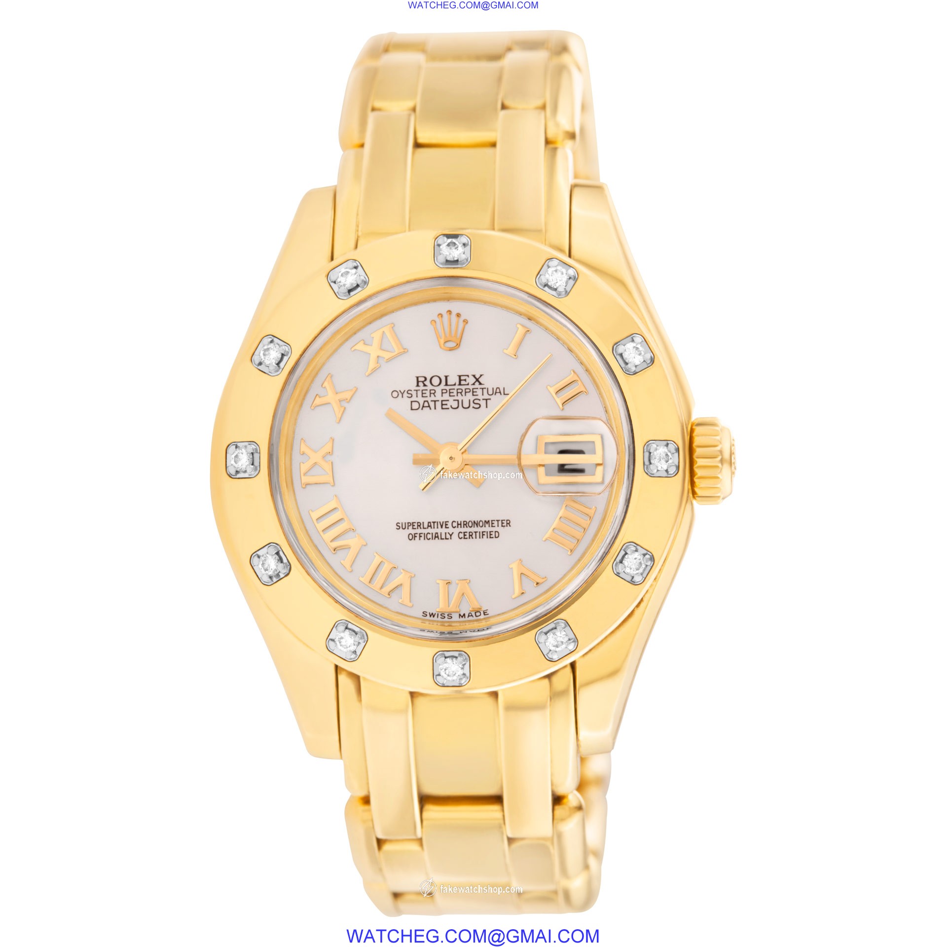 Rolex 80318 Pearlmaster Automatic Female 18k yellow gold 2