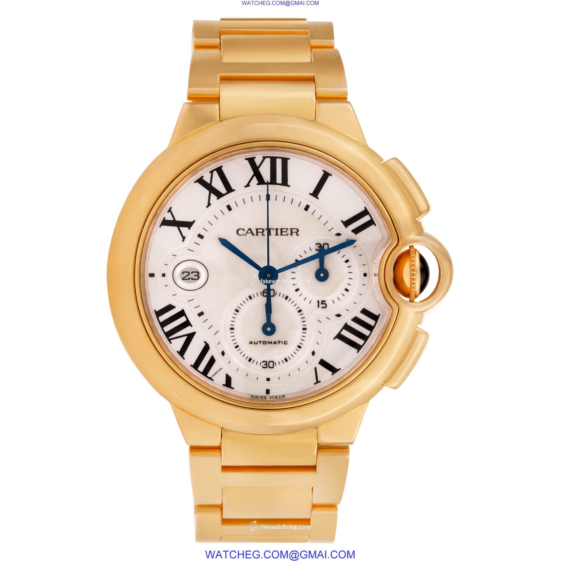 Cartier W6920010 Ballon Bleu Automatic Male 18k Pink Gold 2