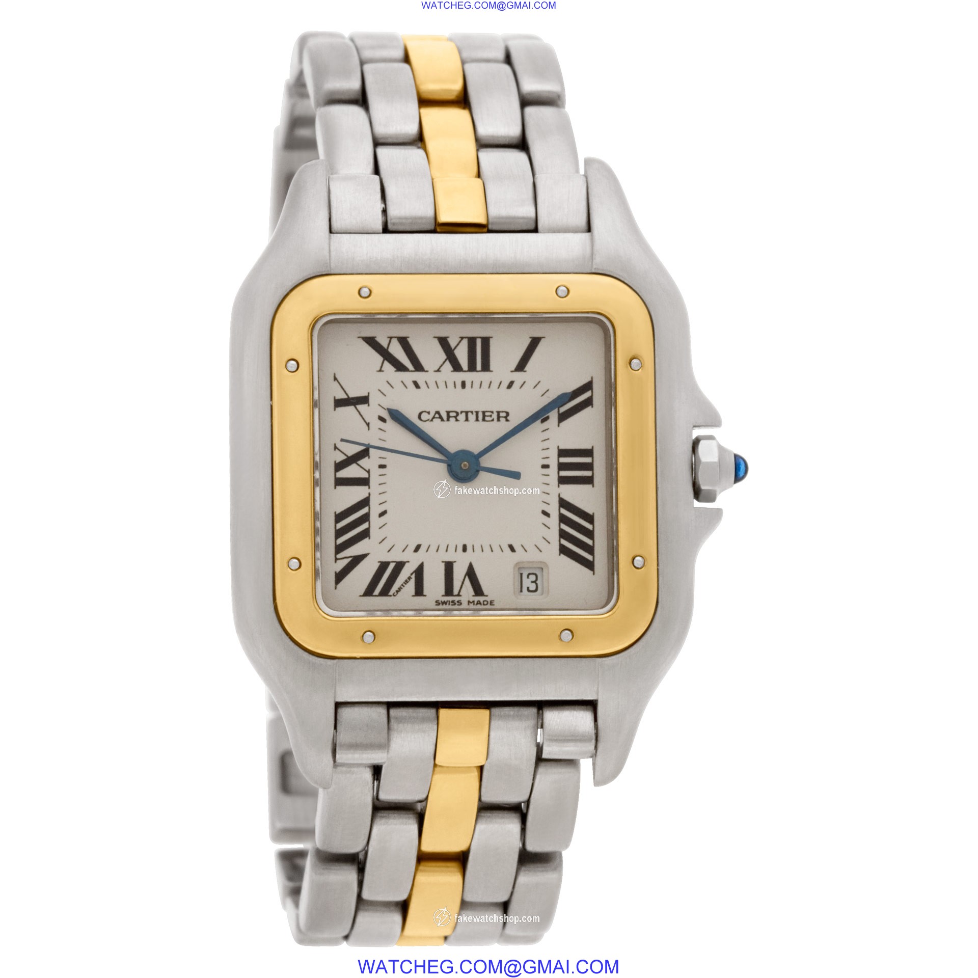 Cartier  W25028B Panthere Quartz Unisex Stainless Steel 2