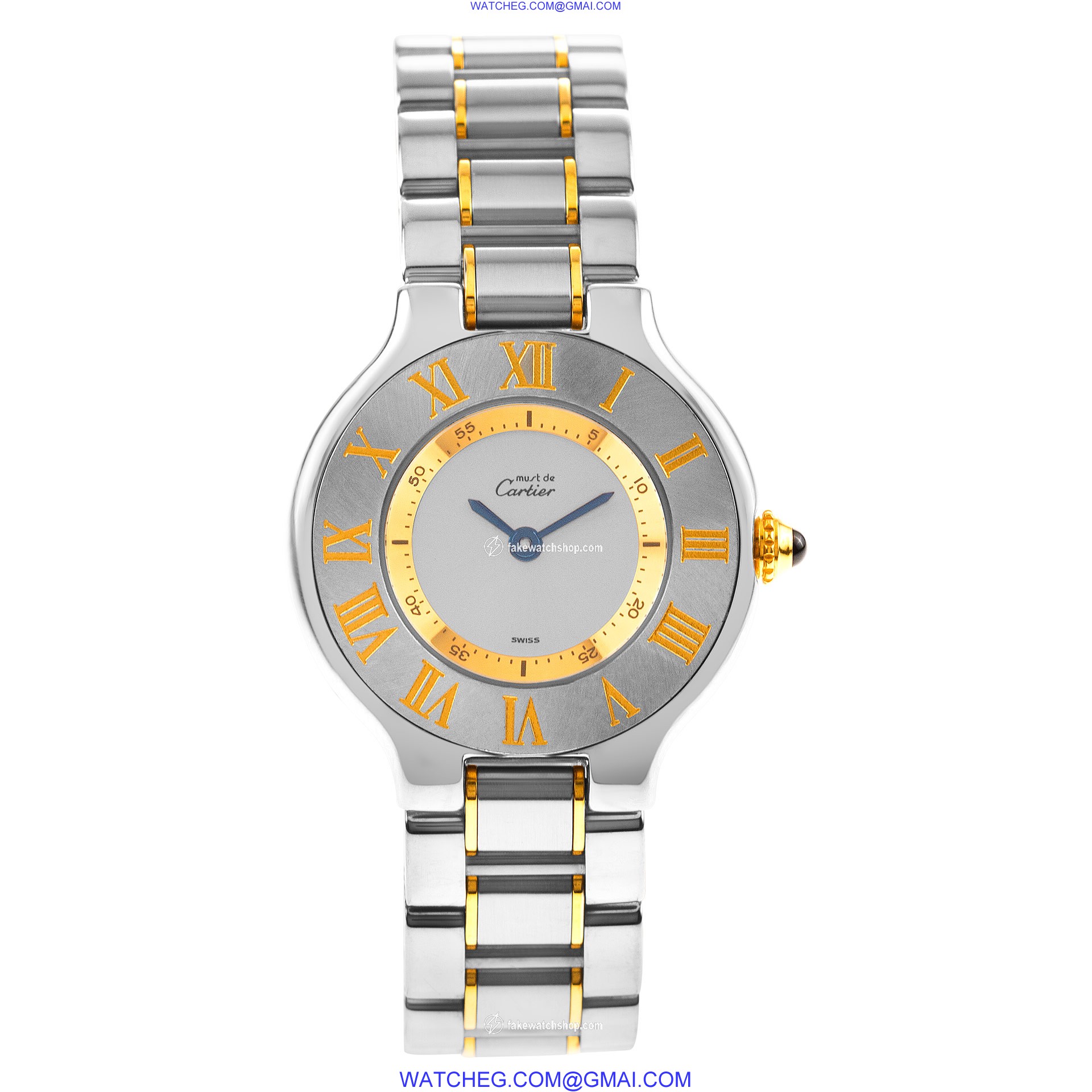Cartier W10073R6 Must 21 Quartz Female Stainless Steel 2