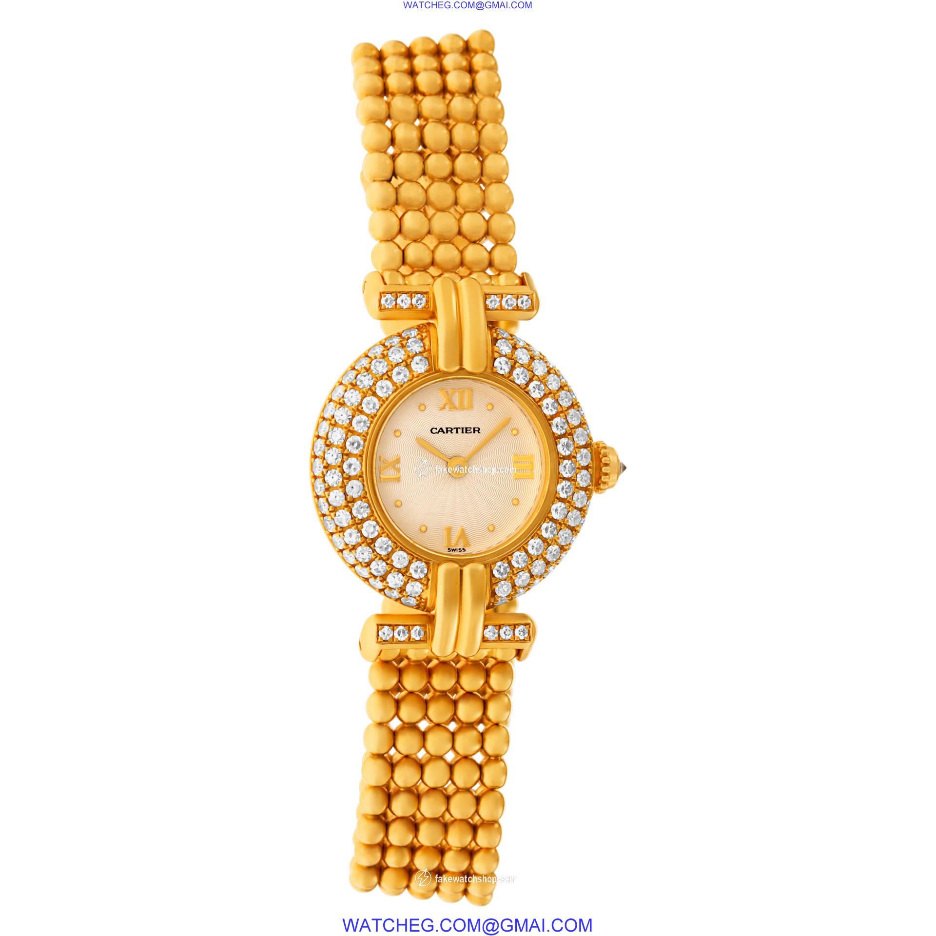 Cartier 1980 Colisee Quartz Female 18k yellow gold 2