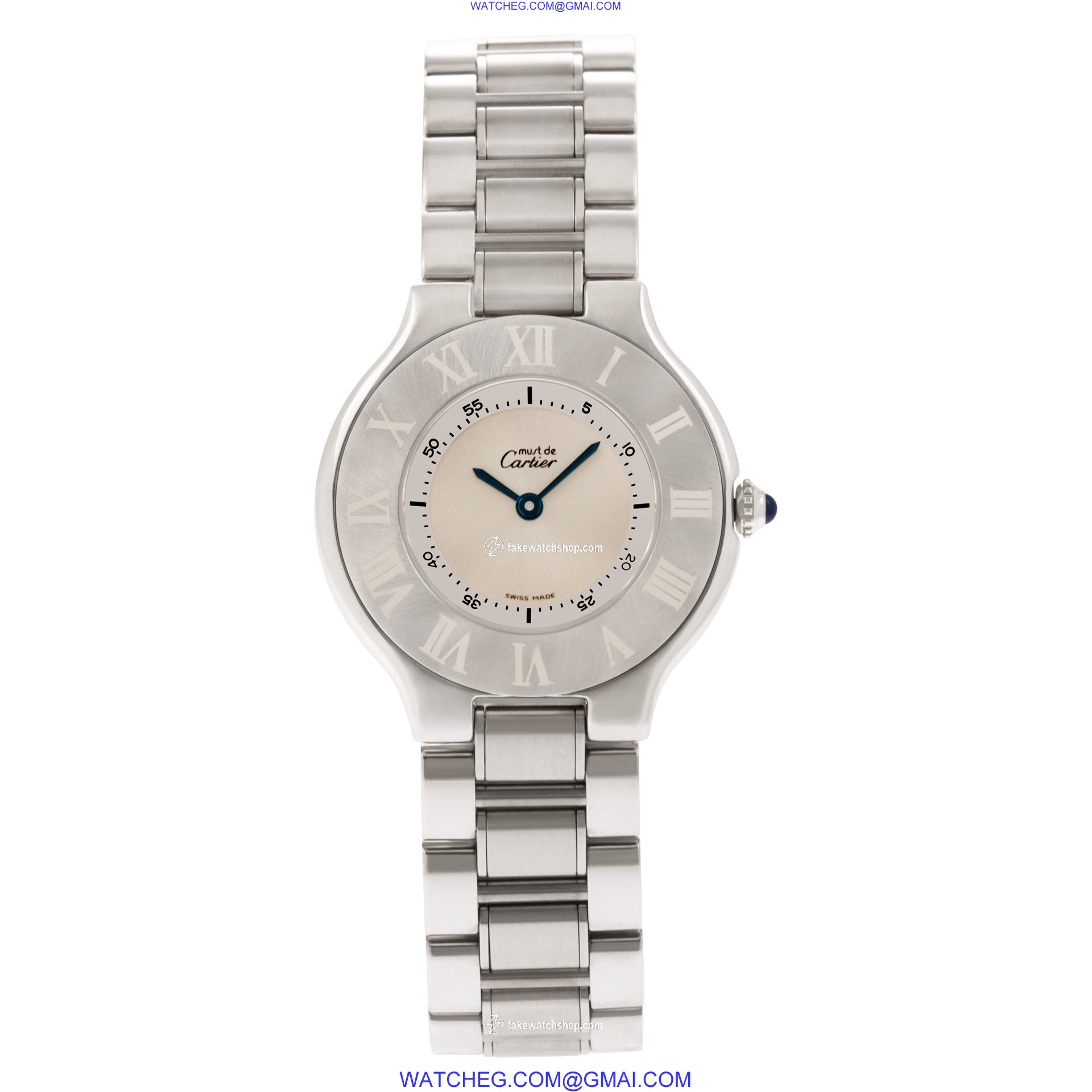 Cartier 1330 Must de Quartz Female Stainless Steel 2