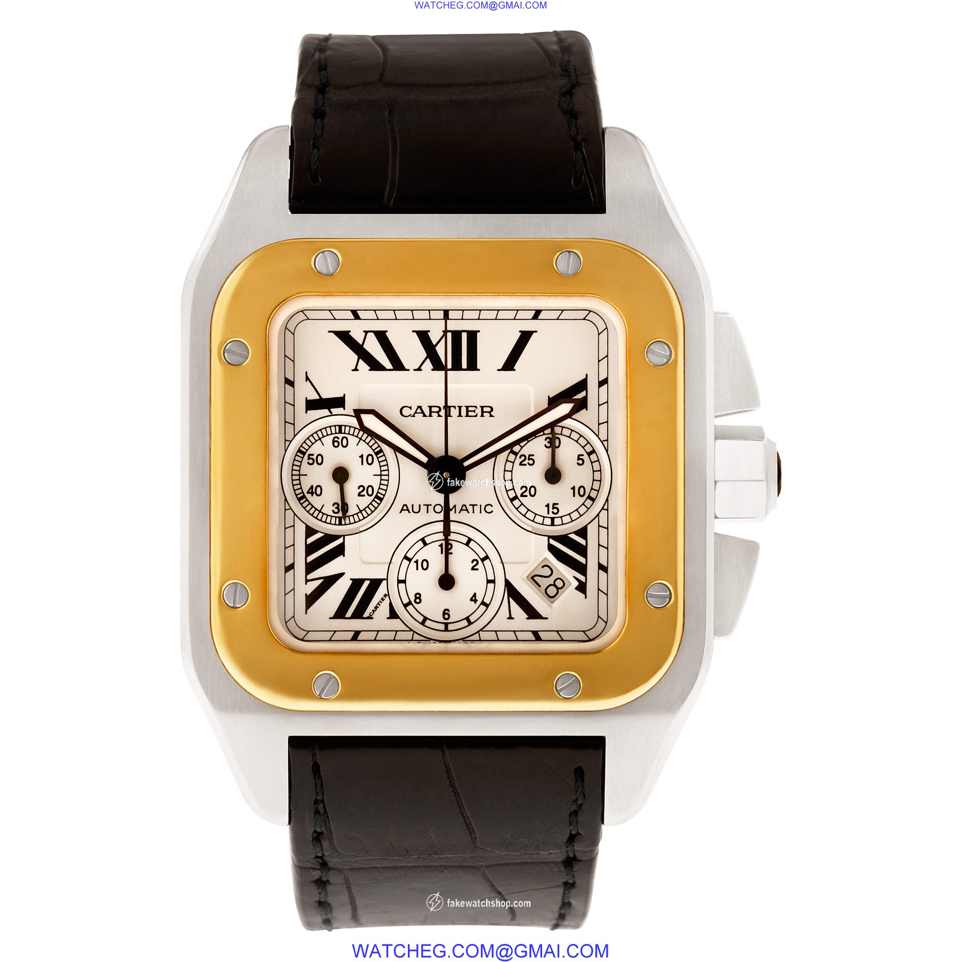 Cartier W520091X03 Santos 100 Automatic Male Stainless Steel 2