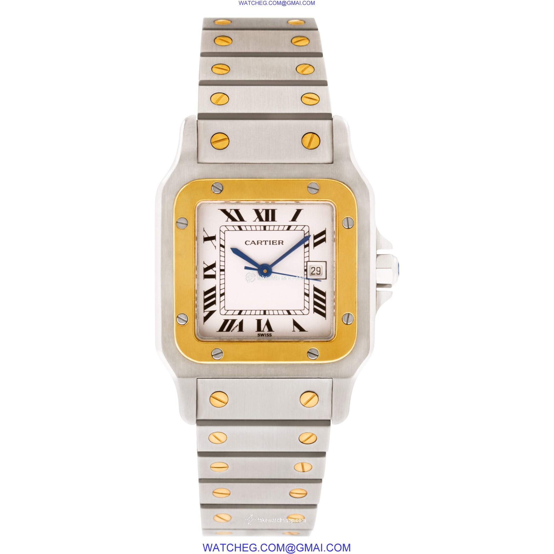 Cartier W20011C4 Santos Automatic Unisex Stainless Steel 2