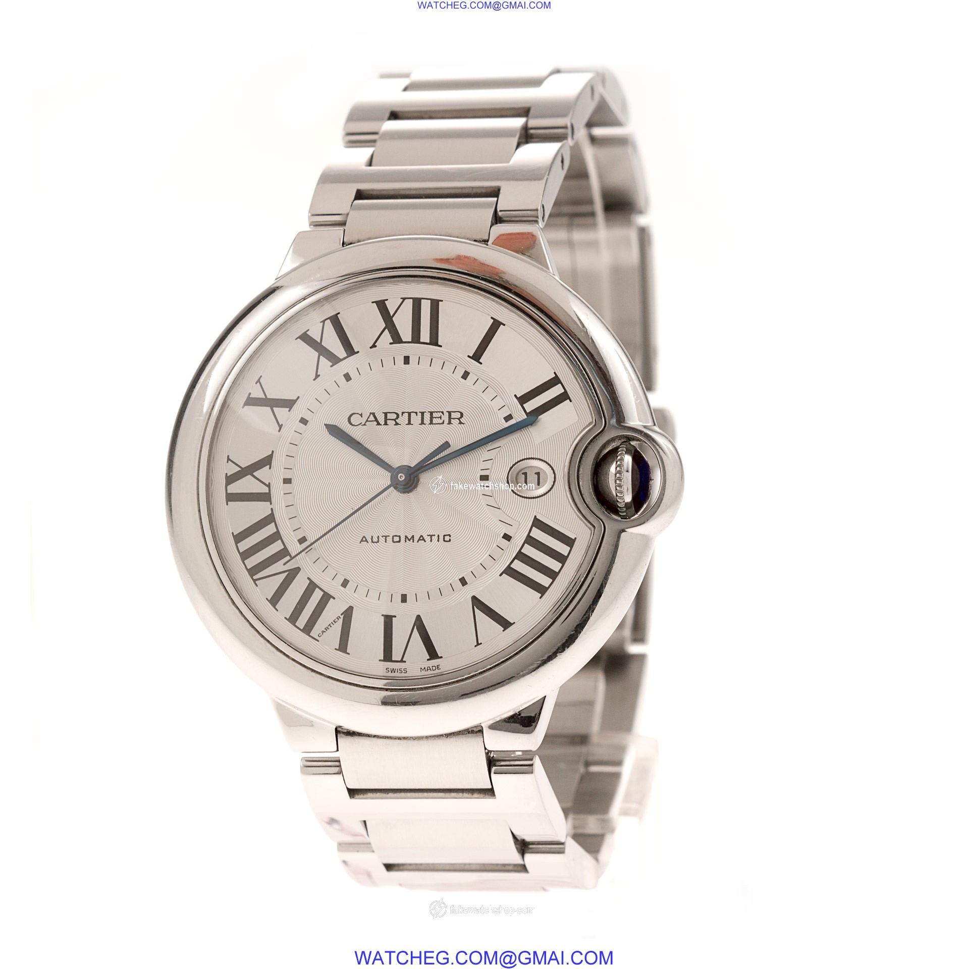 Cartier 3001 Ballon Bleu Automatic Unisex Stainless Steel 2