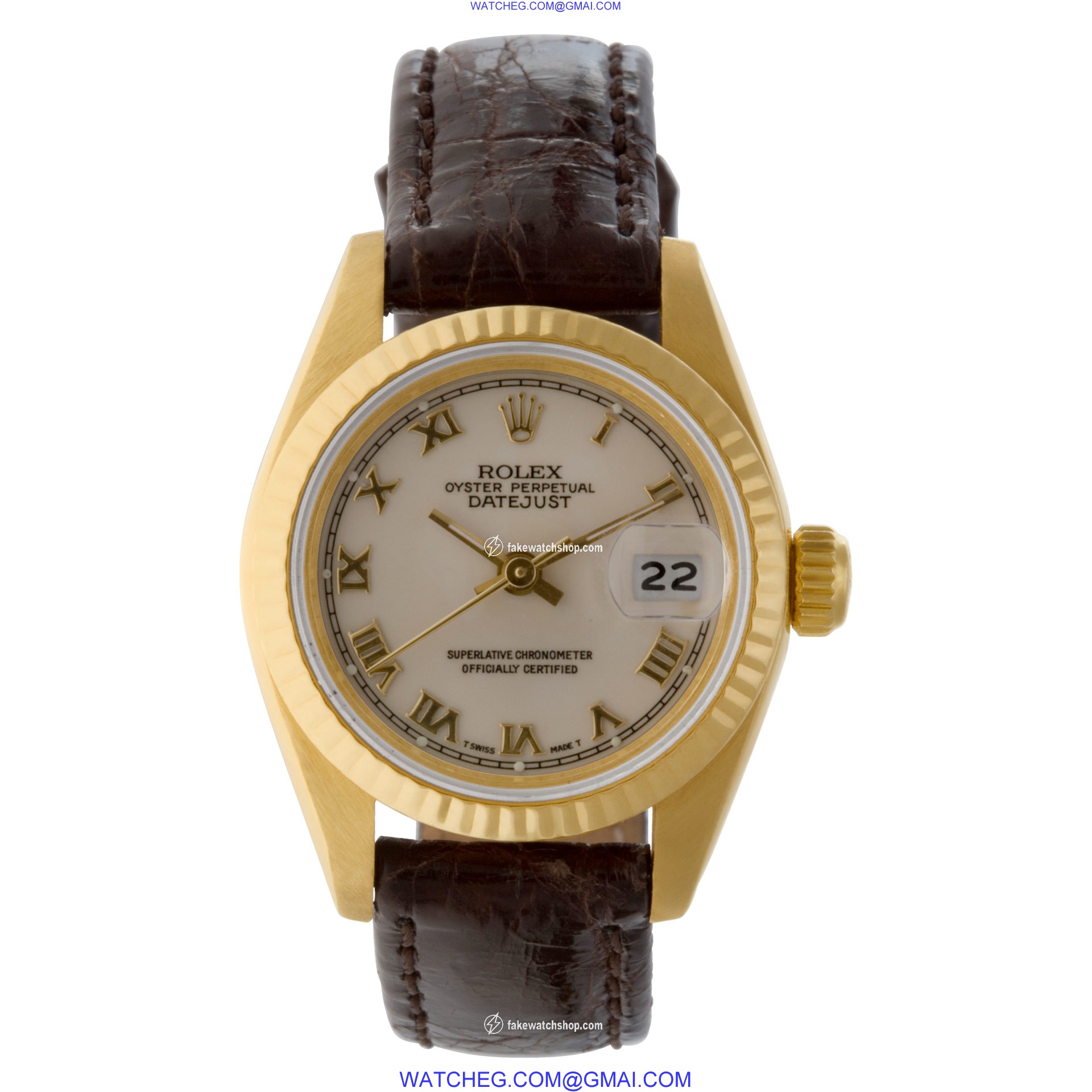 Rolex 69178 Datejust Automatic Female 18k yellow gold 2