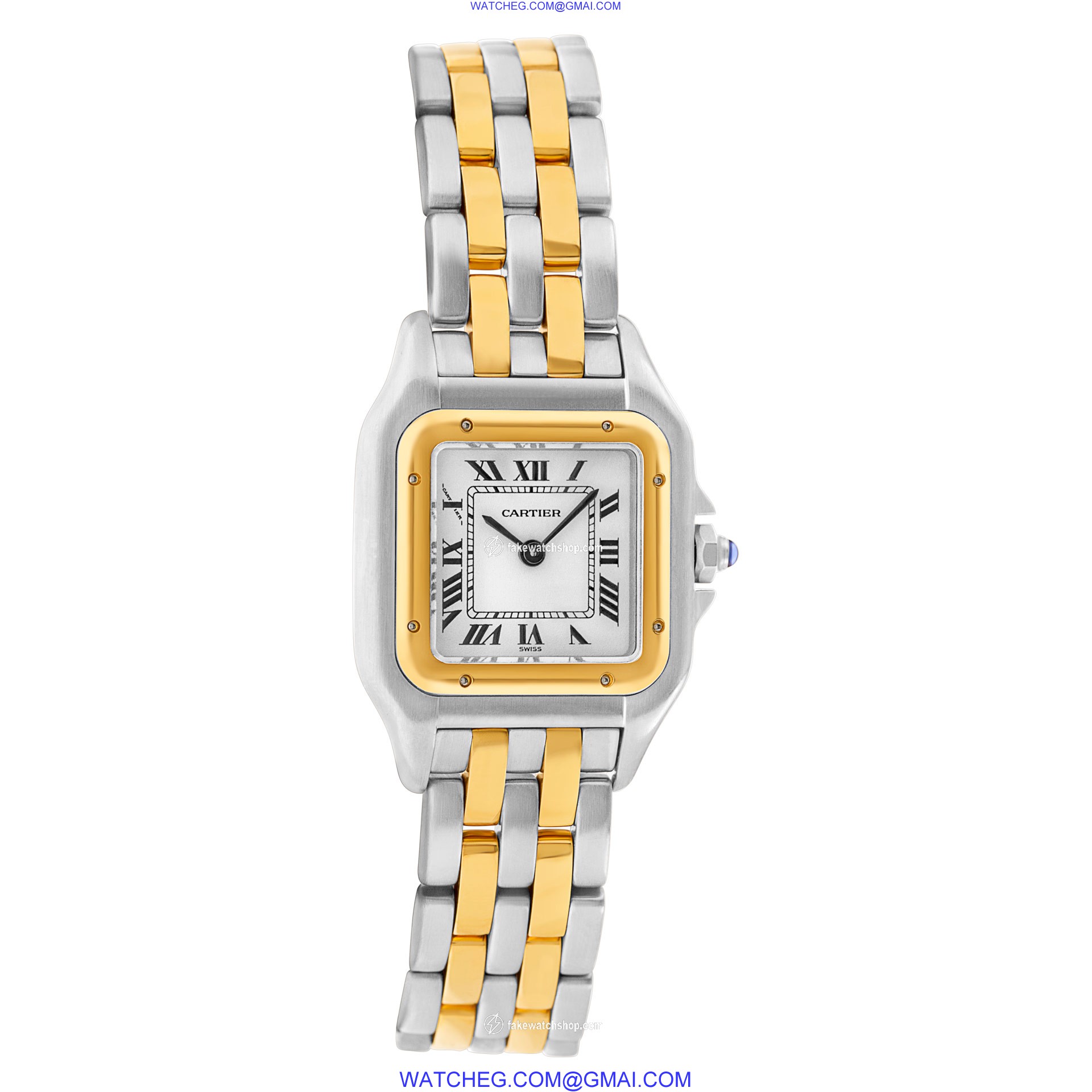 Cartier W25028B Panthere Quartz Female 18k gold & Stainless Steel 2