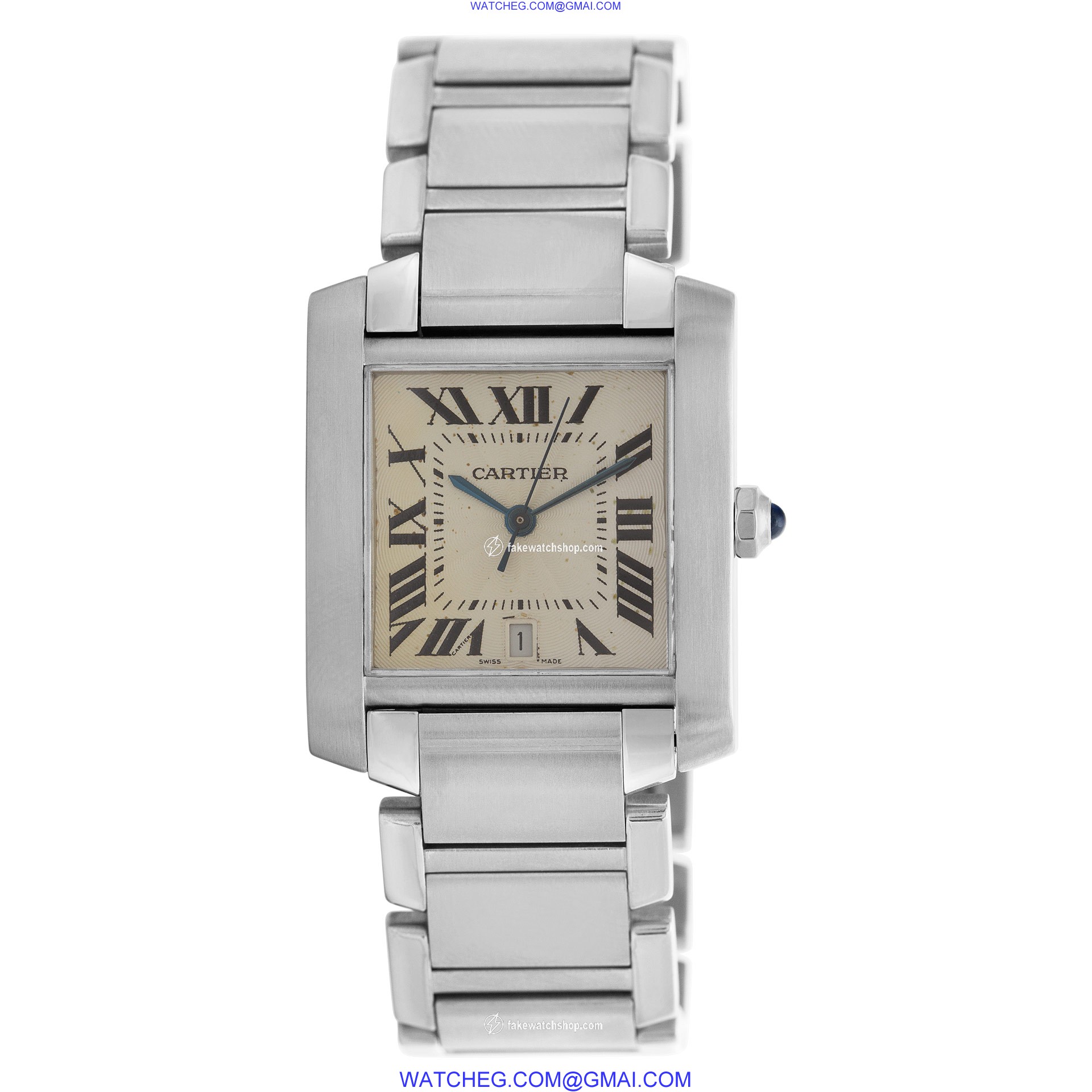 Cartier W51002q3 Tank Francaise Automatic Male Stainless Steel 2