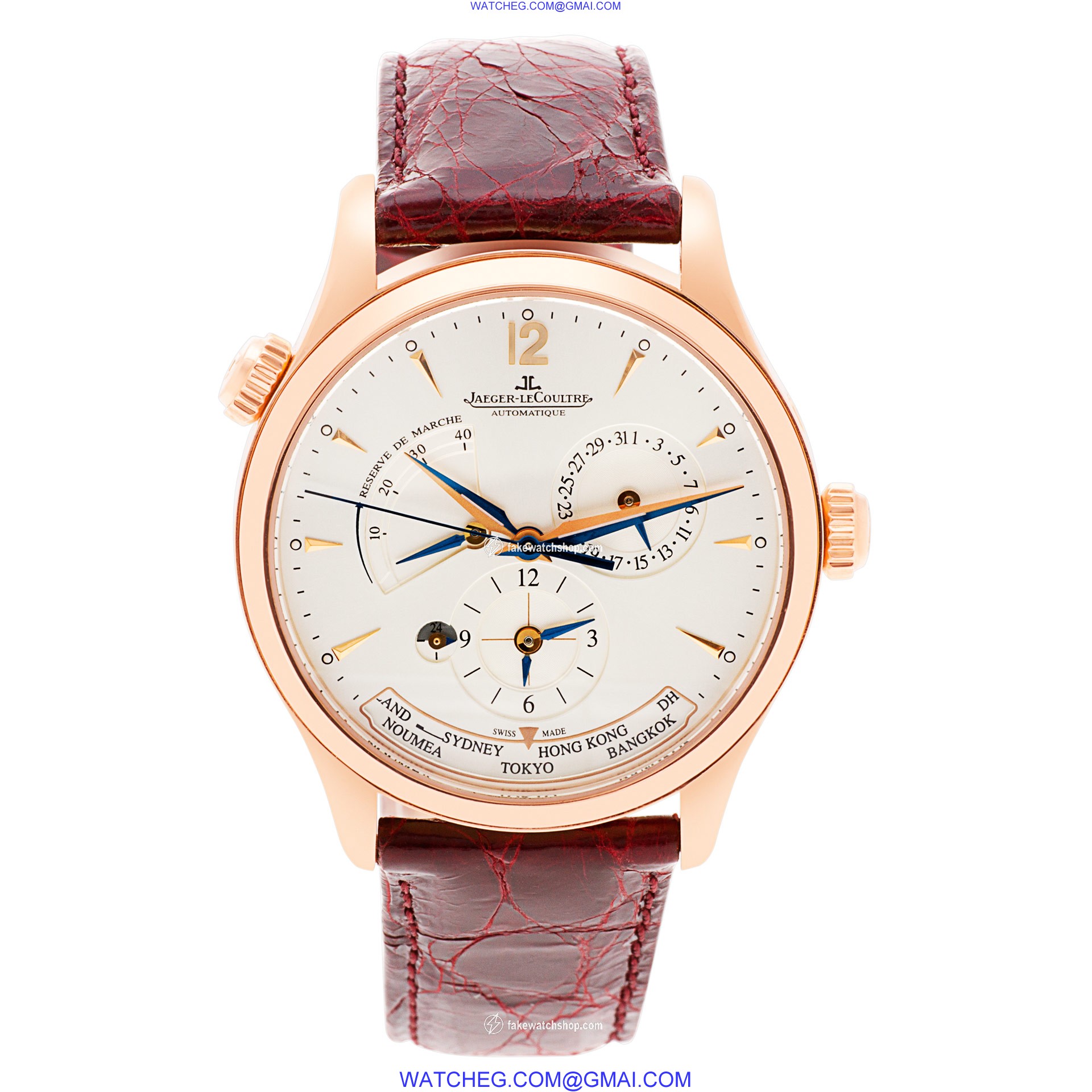 Jaeger LeCoultre 176.2.29.S Geographic Automatic Male 18k rose gold 2