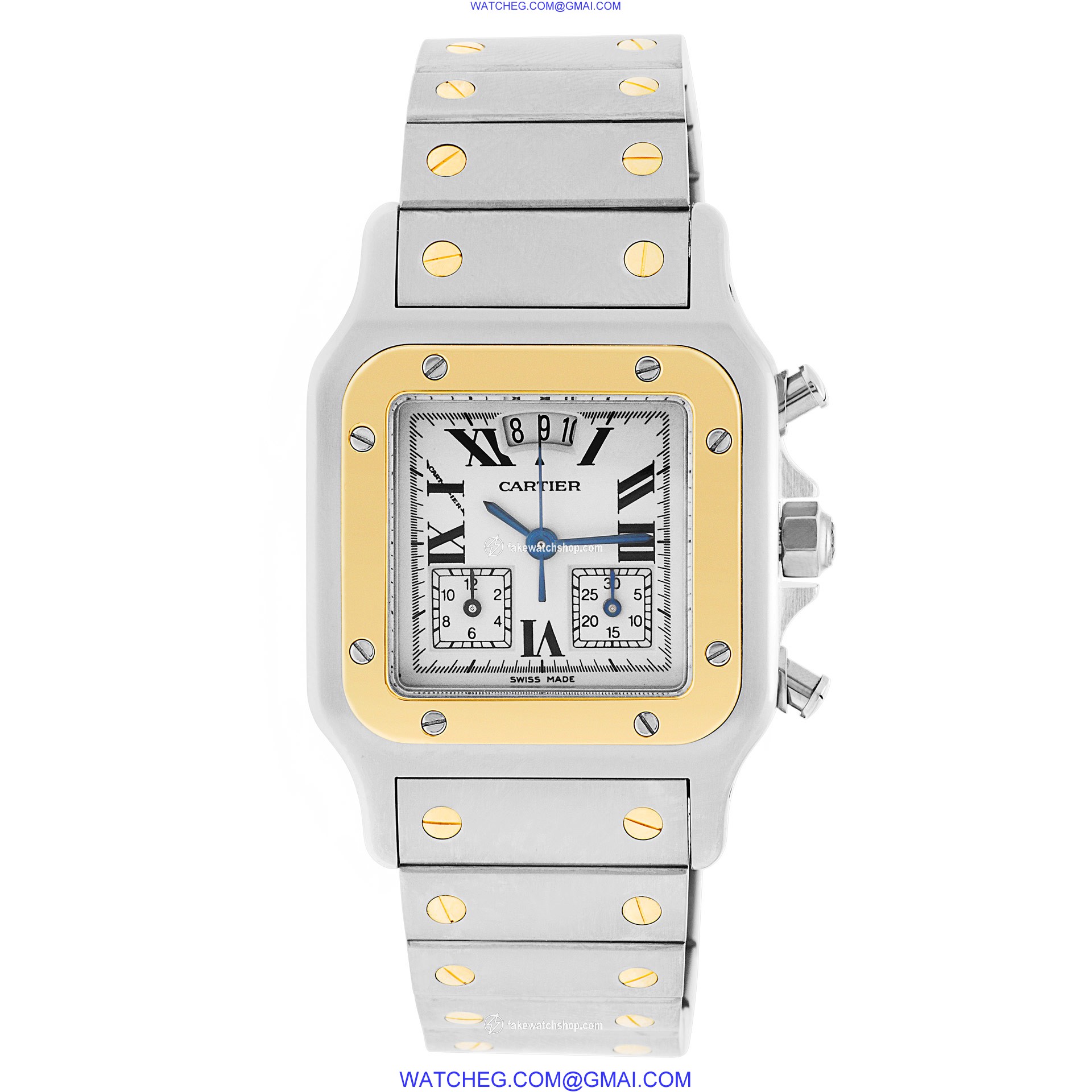 Cartier 2425 Santos Automatic Unisex Stainless Steel 2