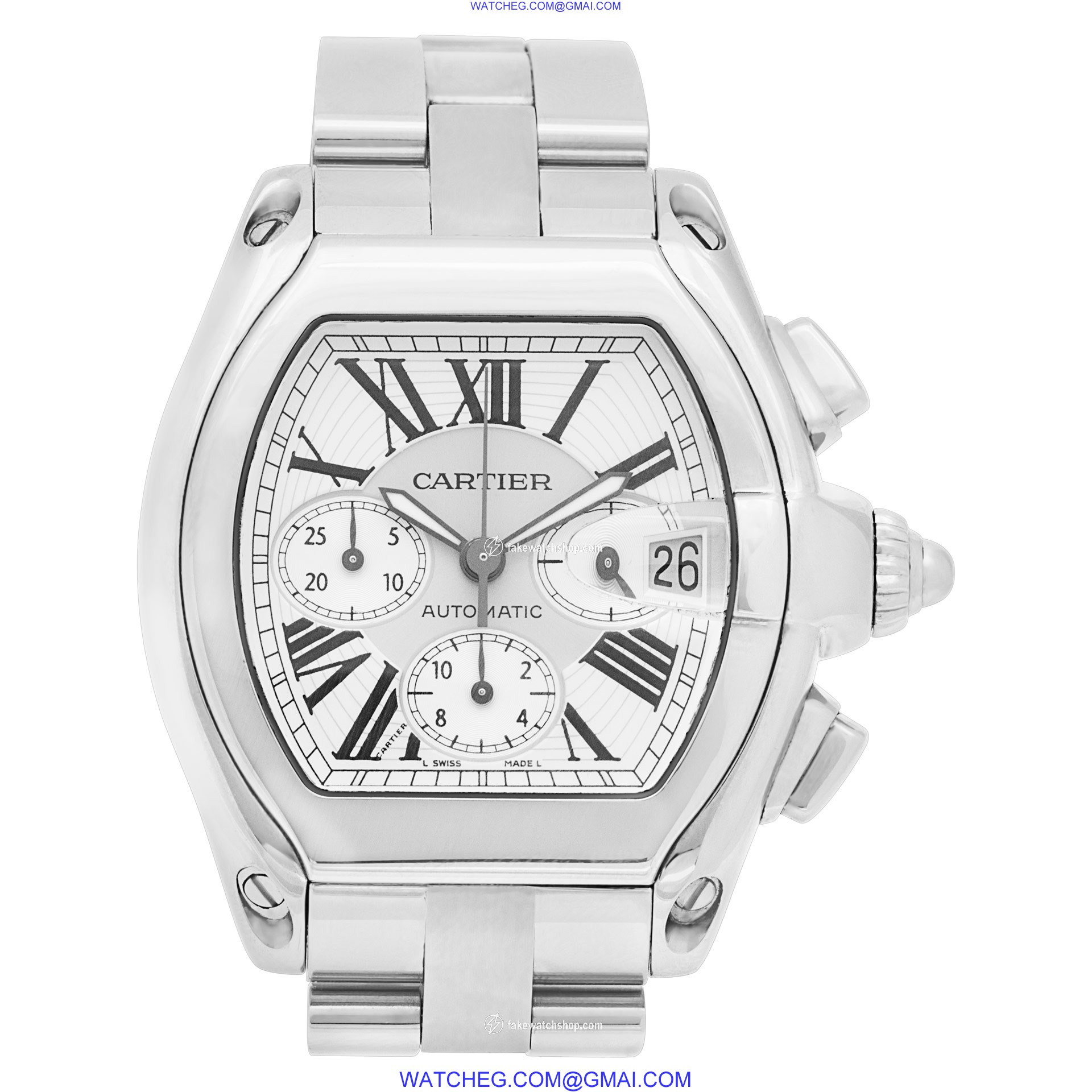 Cartier W62019X6 Roadster Automatic Male Stainless Steel 2