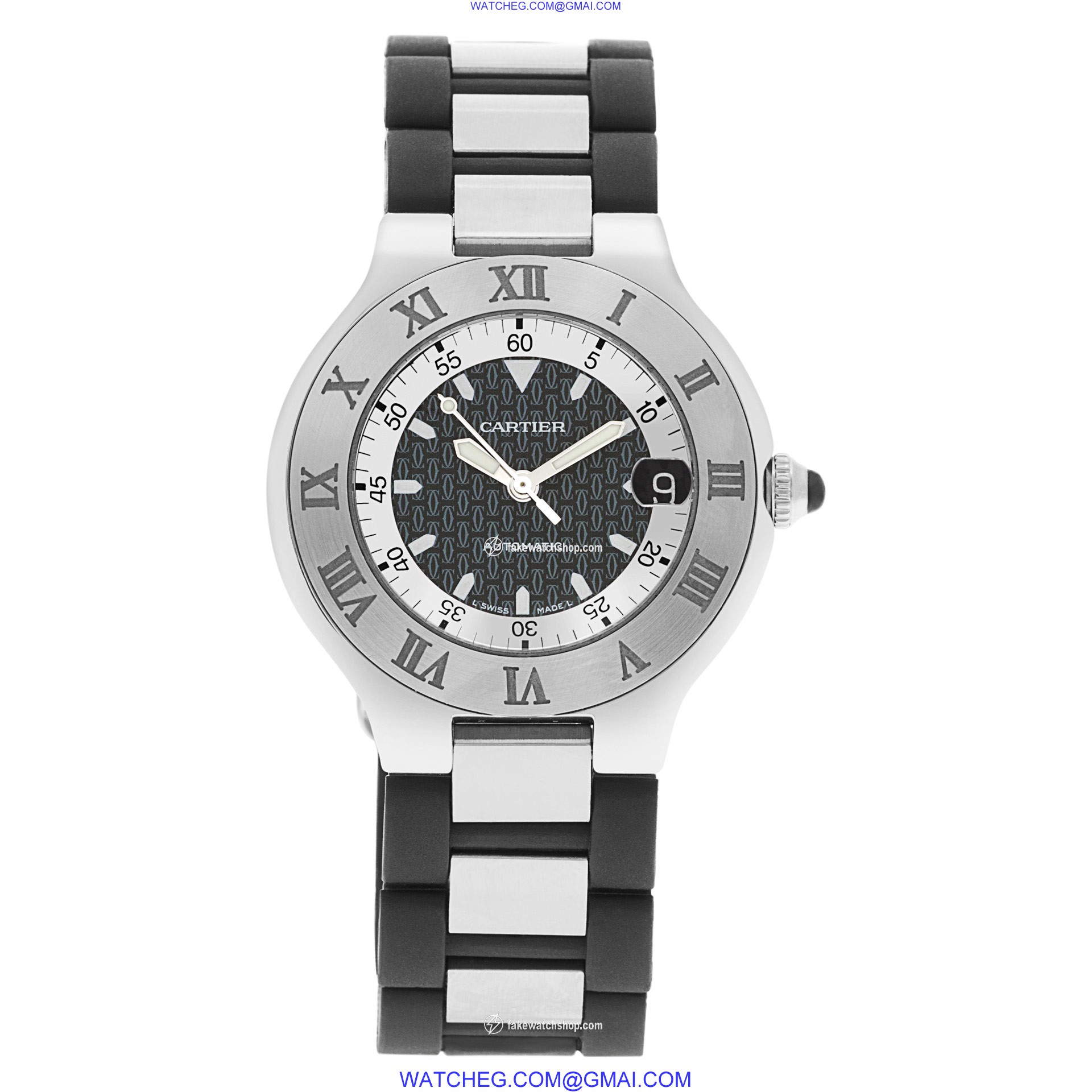 Cartier W10147U2 Autoscaph Automatic Unisex Stainless Steel 2
