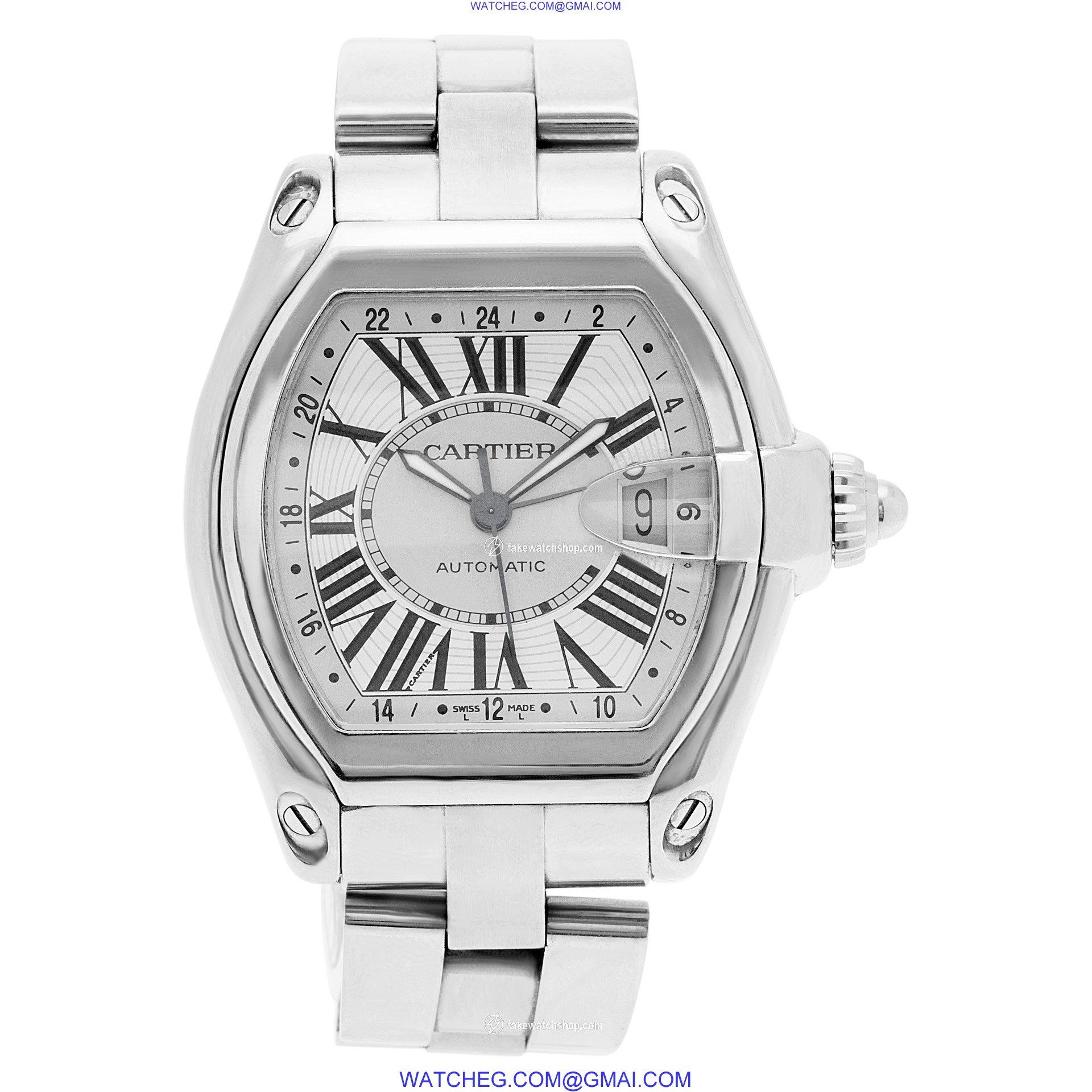 Cartier W62032X6 Roadster Automatic Male Stainless Steel 2