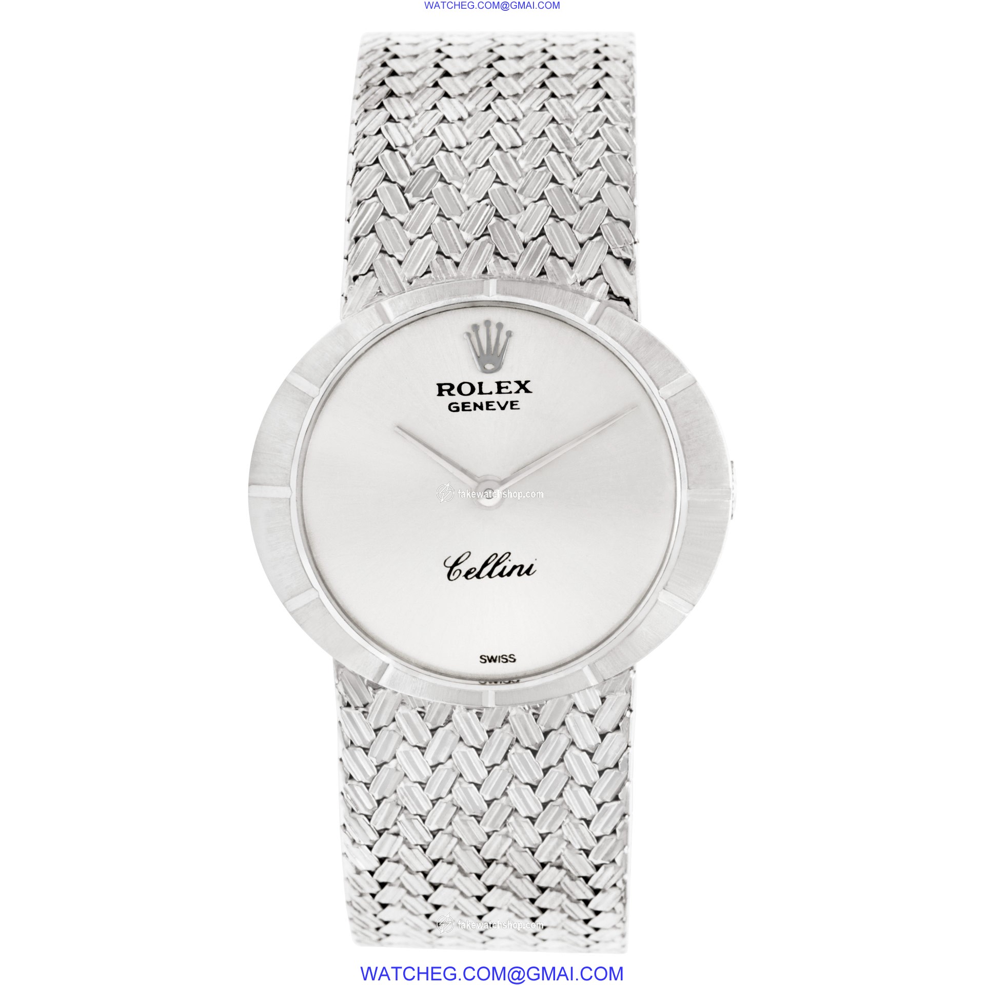 Rolex 3957 Cellini Manual Female 18k White Gold 2