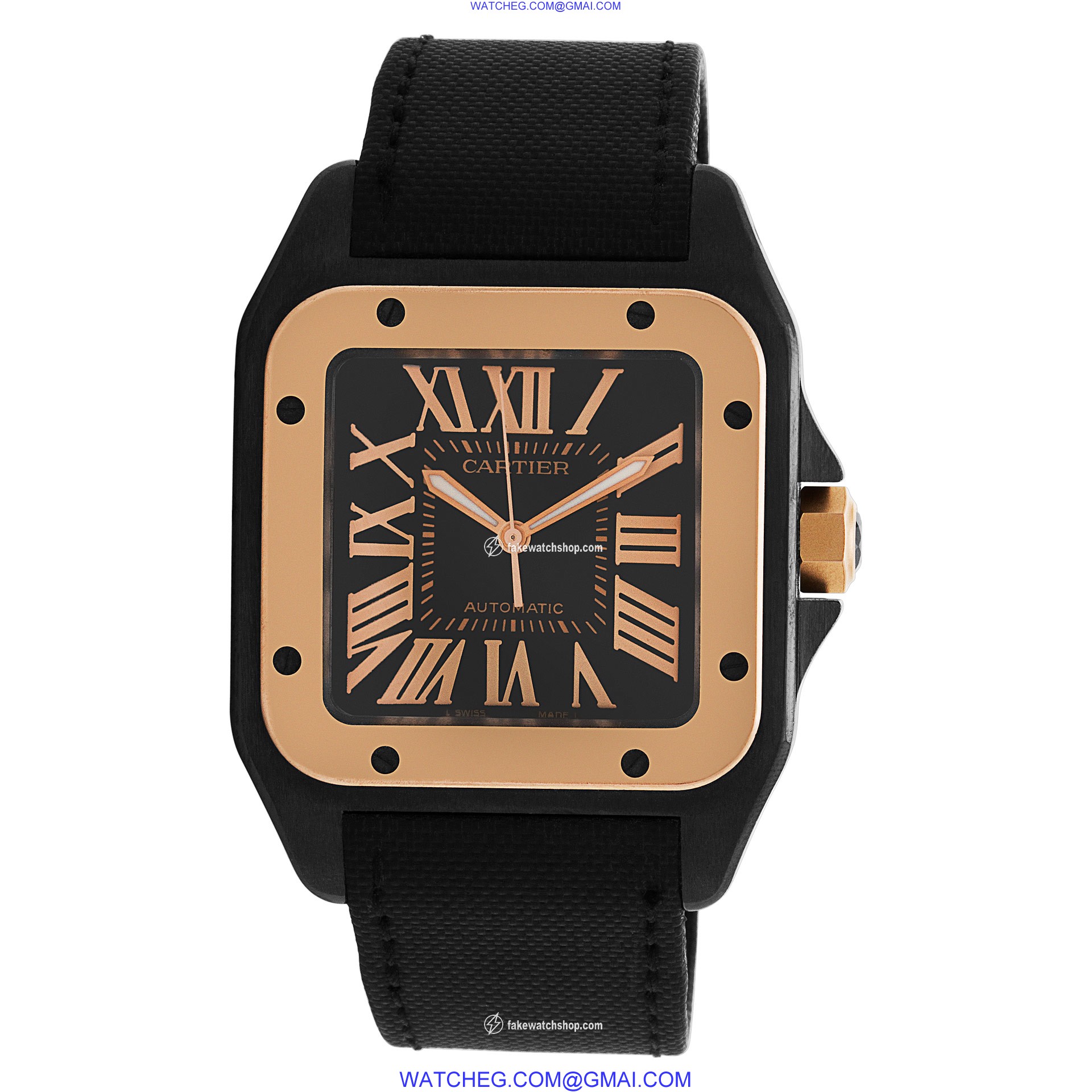 Cartier W2020009 Santos 100 Automatic Male Stainless Steel 2