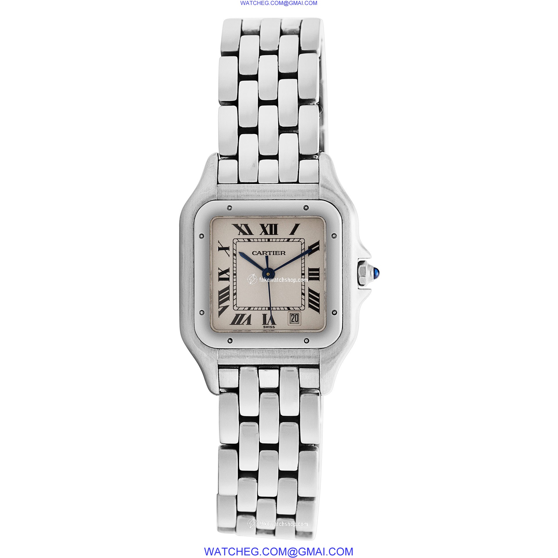Cartier w25054p5 Panthere Quartz Male Stainless Steel 2