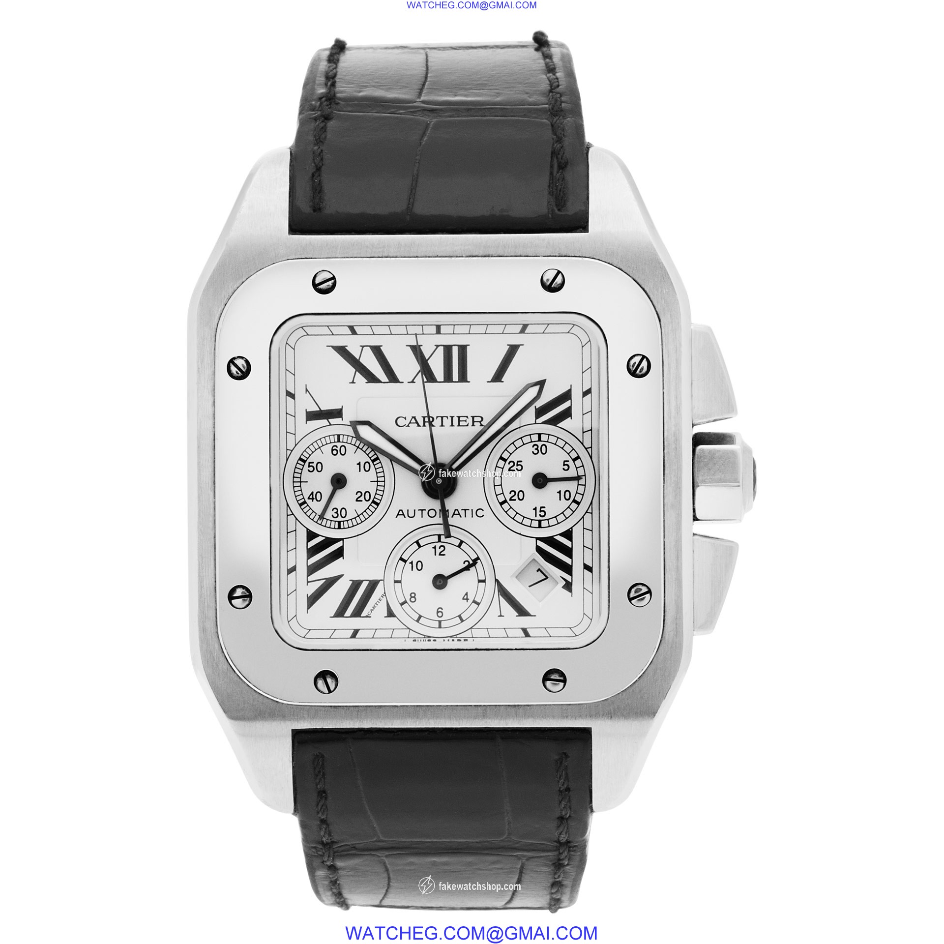 Cartier W20090X8 Santos 100 Automatic Male Stainless Steel 2