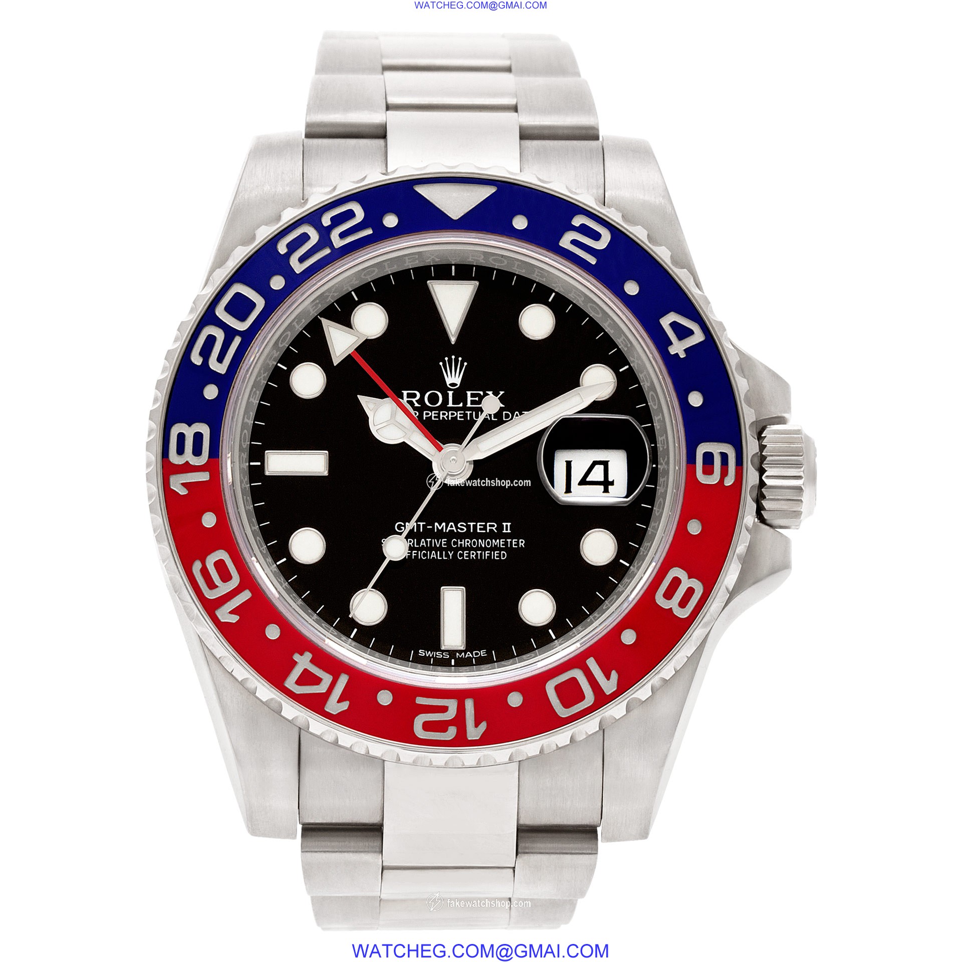 Rolex 116719 GMT-Master II Automatic Male 18k White Gold 2