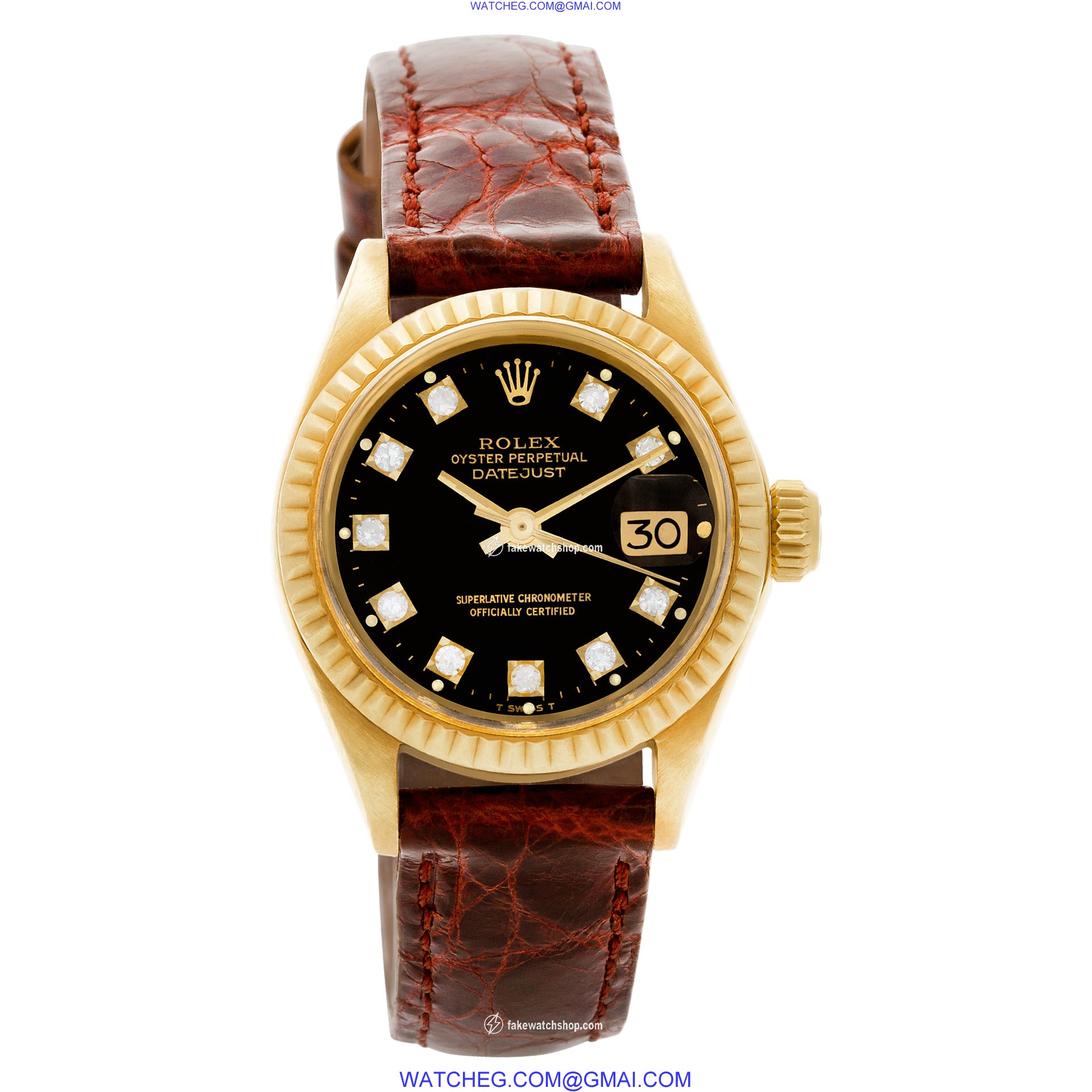 Rolex 6916 Datejust Automatic Female 18k yellow gold 2