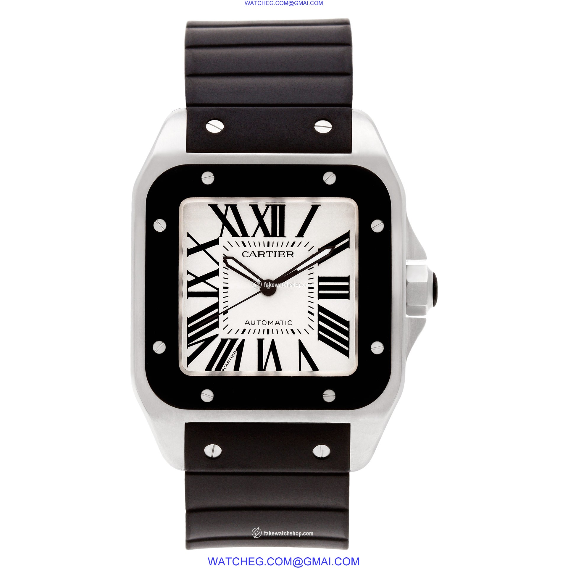 Cartier W20121U2 Santos 100 Automatic Male Stainless Steel 2