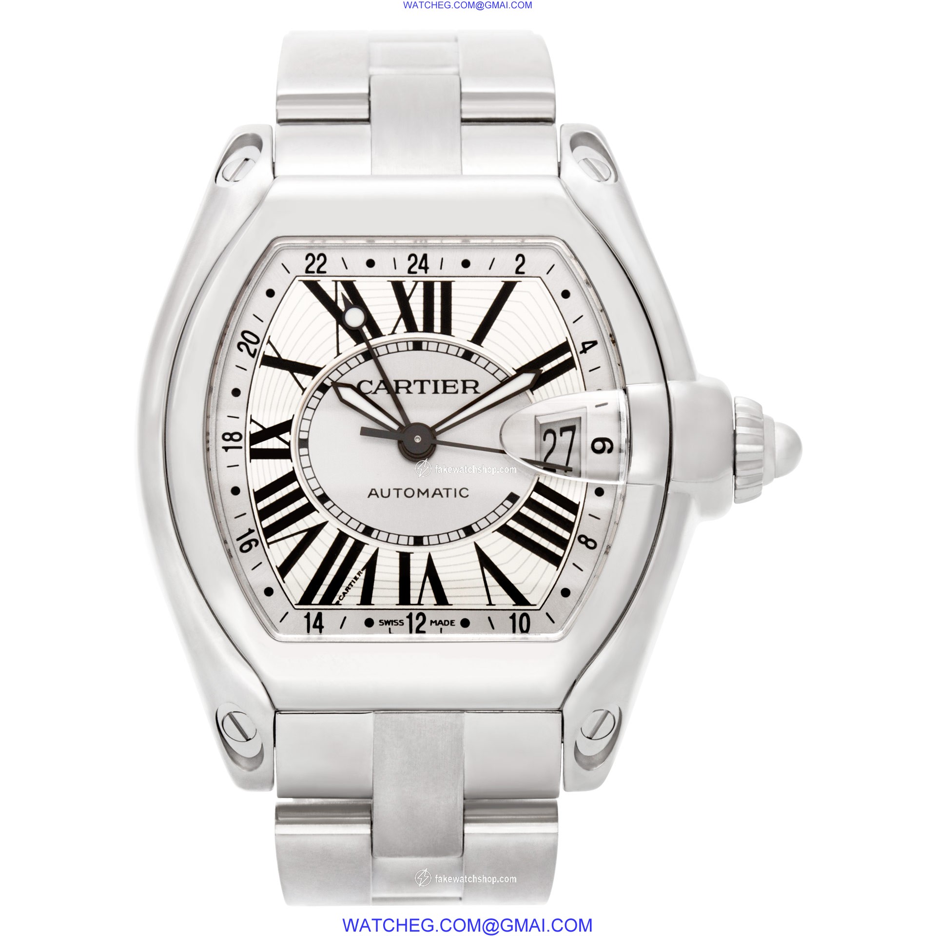 Cartier W62032X6 Roadster Automatic Male Stainless Steel 2