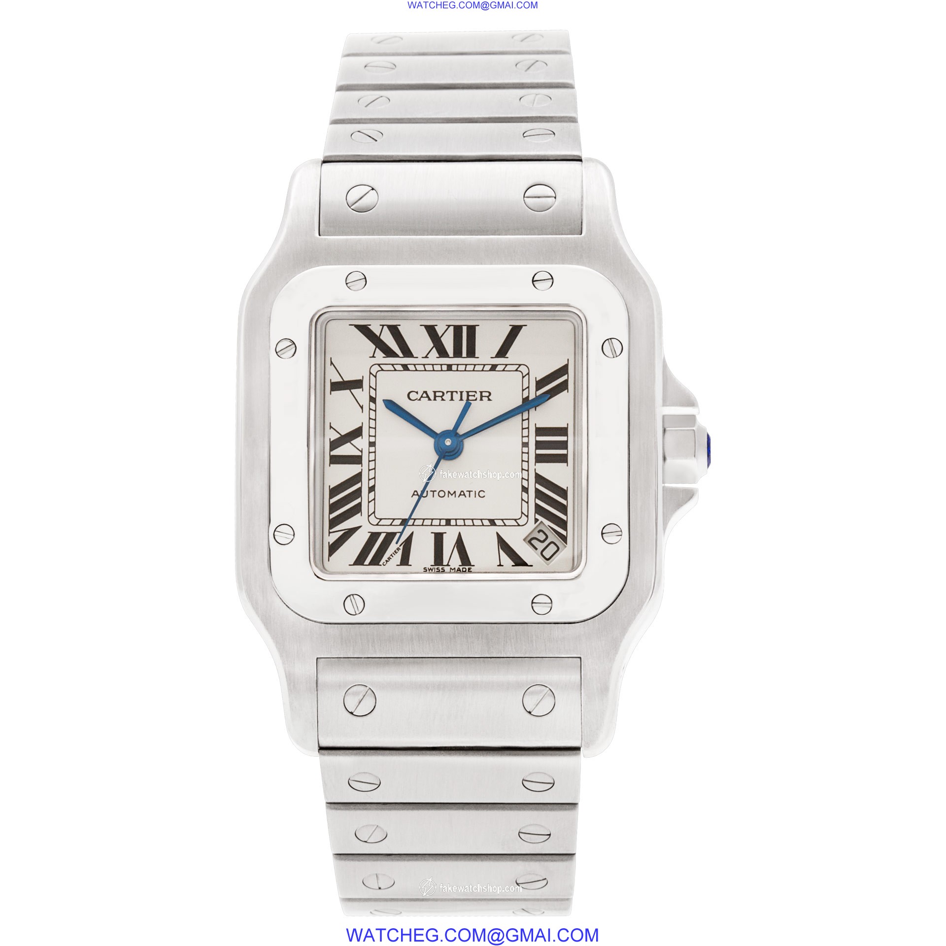 Cartier W20098D6 Santos 100 Automatic Unisex Stainless Steel 2