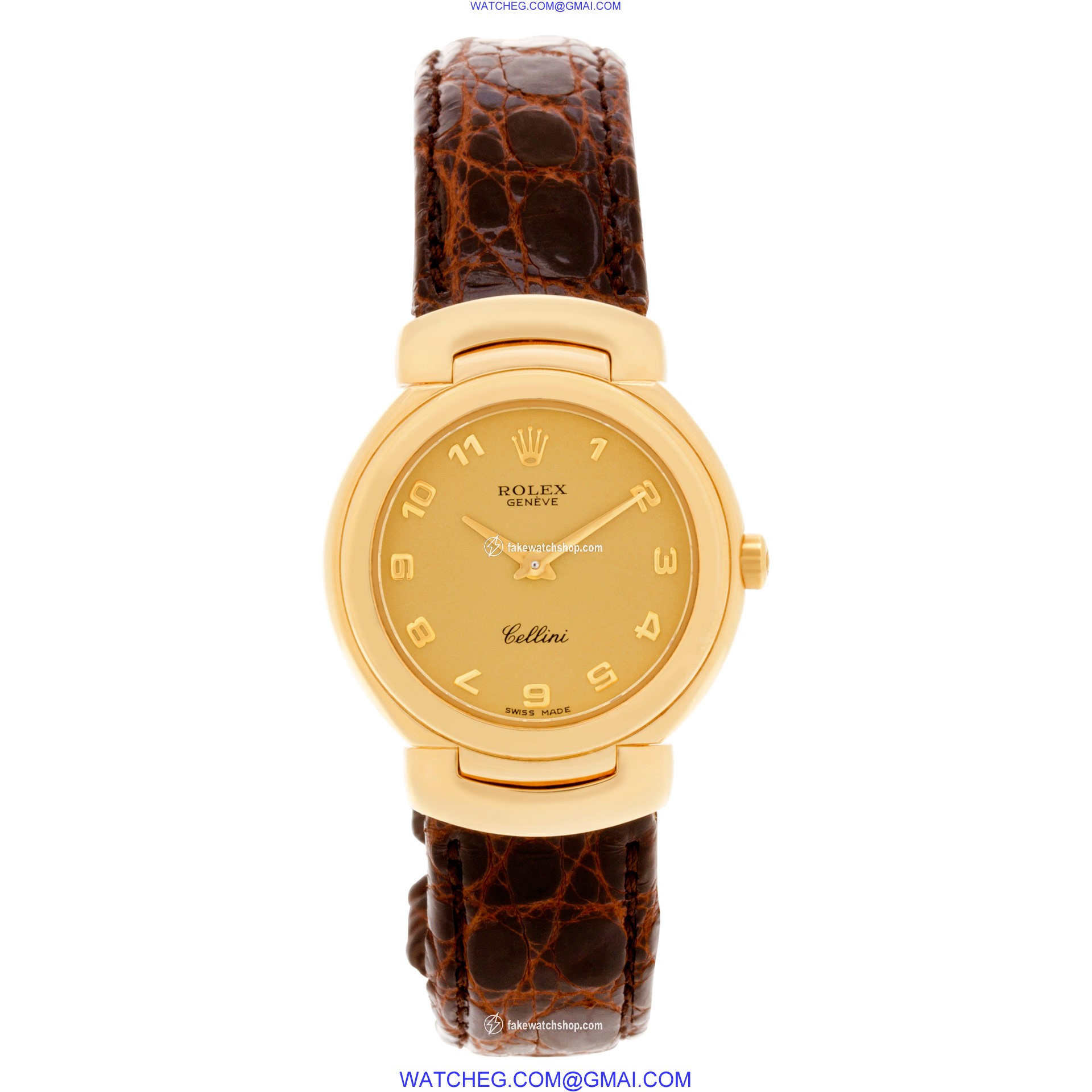 Rolex 6621 Cellini Quartz Female 18k yellow gold 2