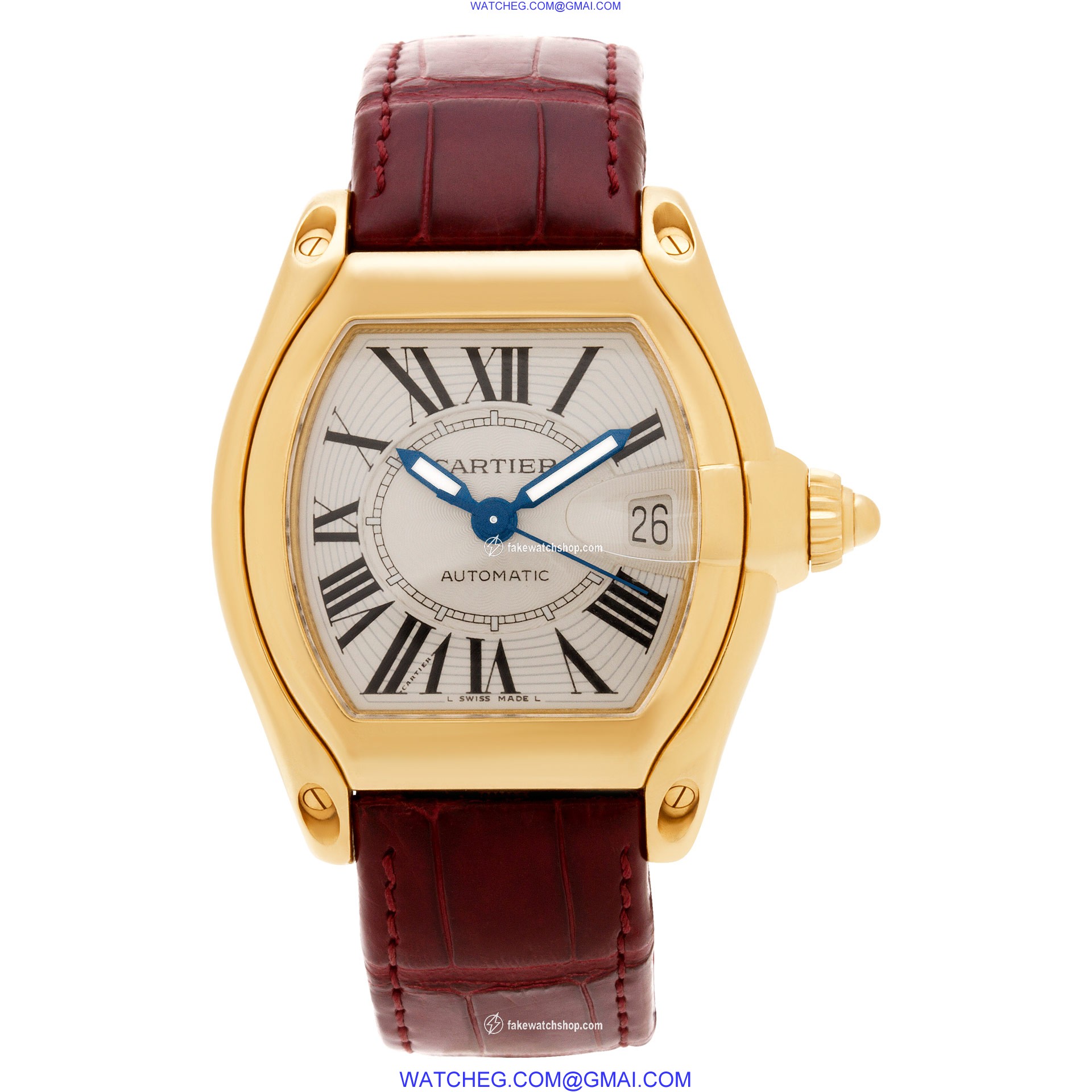 Cartier W62005V2 Roadster Automatic Unisex 18k yellow gold 2