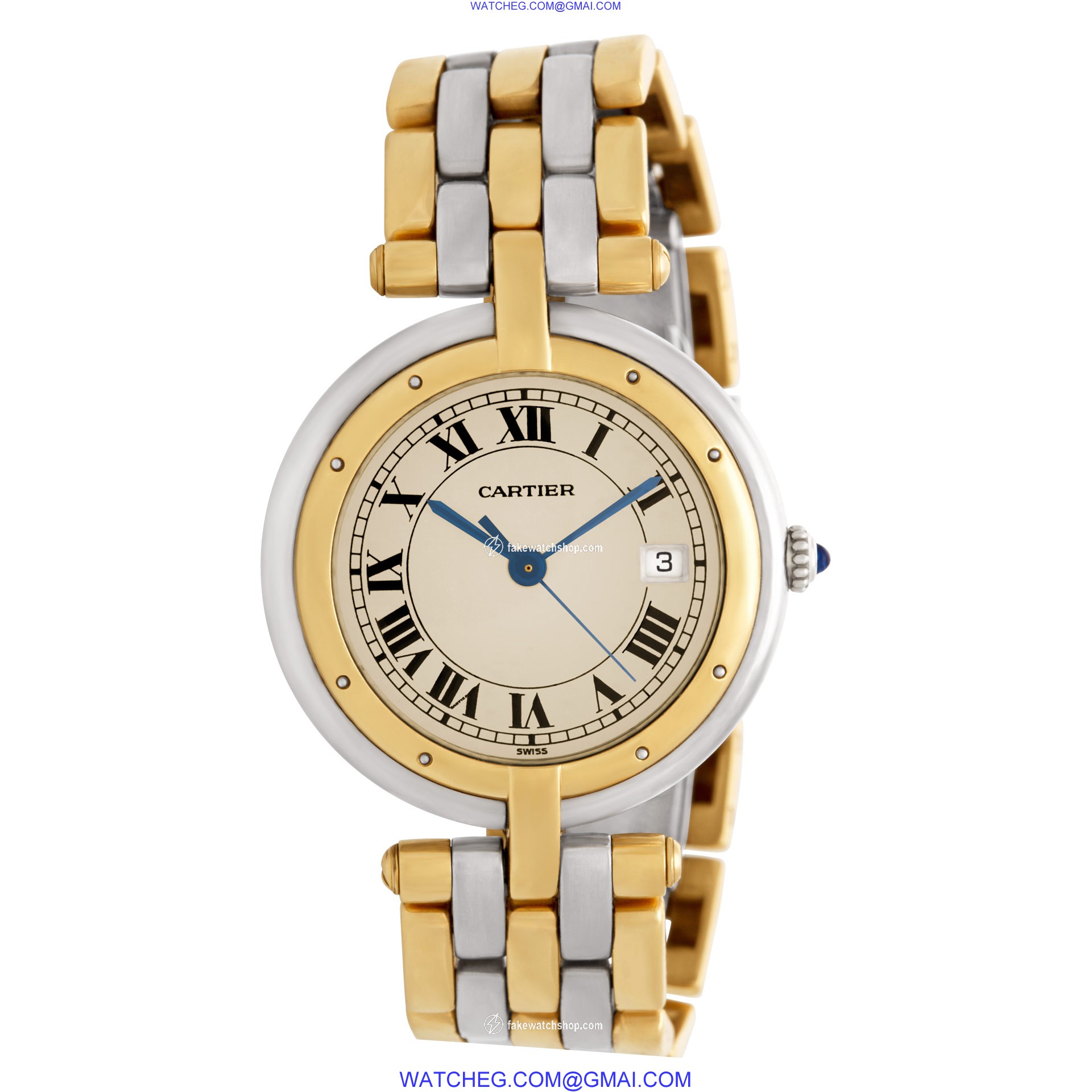 Cartier 839643226 VLC Quartz Male 18k gold & Stainless Steel 2