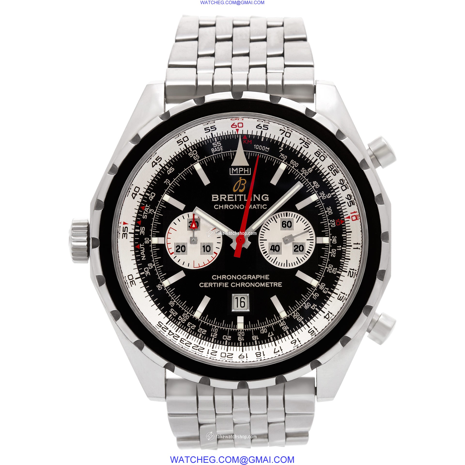 Breitling A41360 Chrono-matic Automatic Male Stainless Steel 2