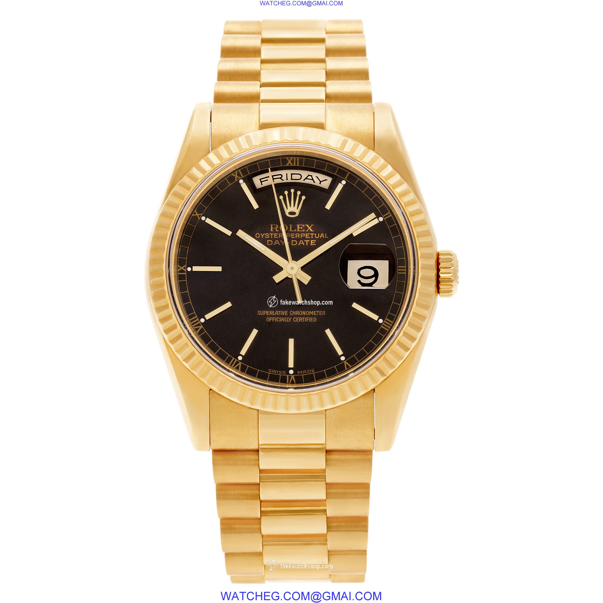 Rolex 118238 Day-Date Automatic Male 18k yellow gold 2