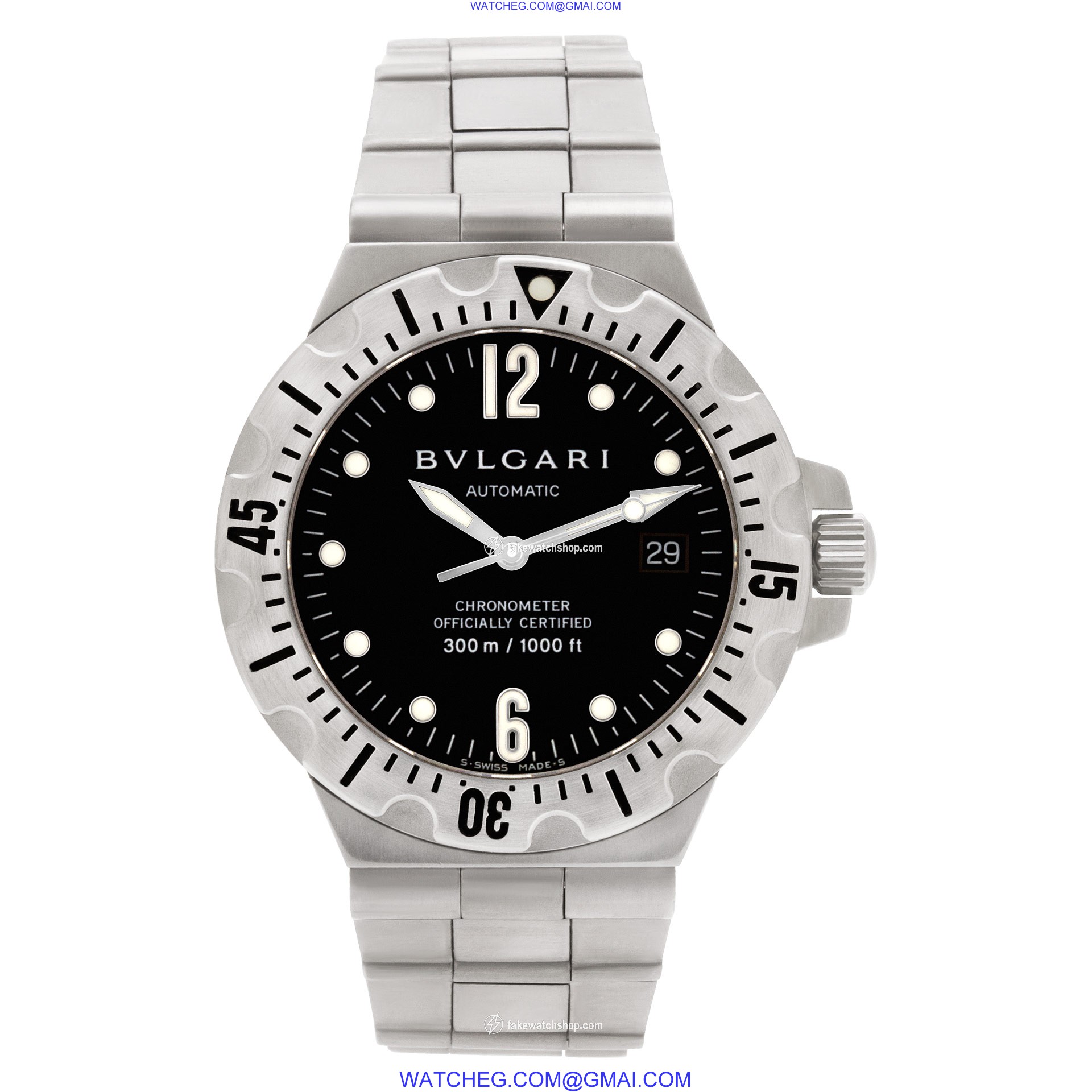 Bvlgari SD 40 S Diagono Automatic Male Stainless Steel 2