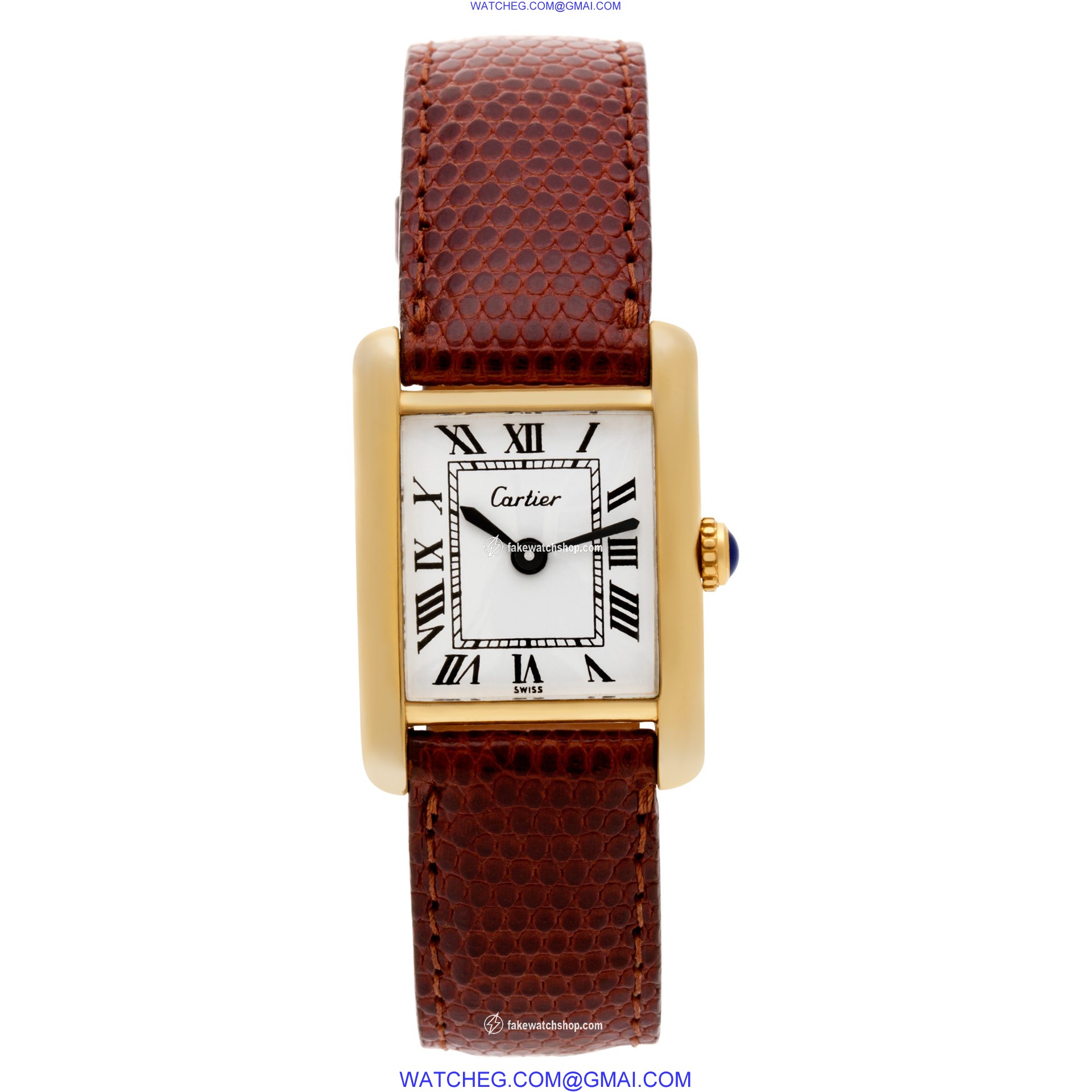 Cartier Cartier 1385 Tank Vermeil Manual Female Vermeil 2