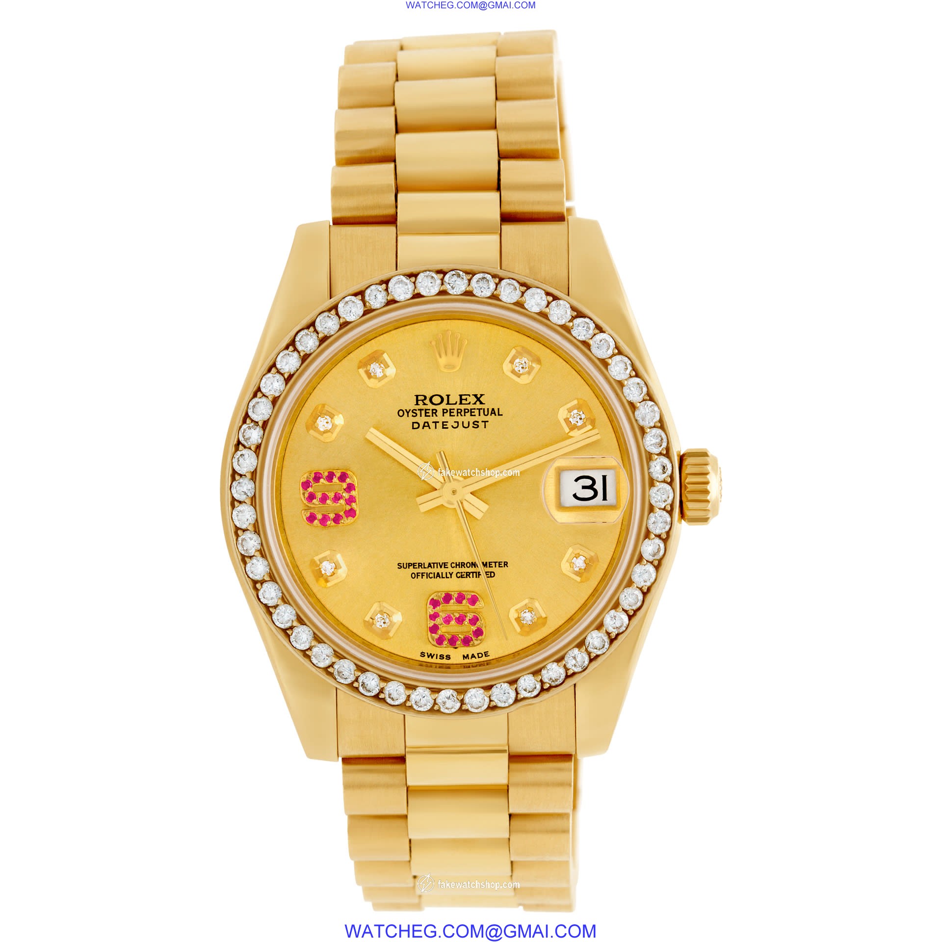 Rolex 178278 Datejust Automatic Unisex 18k yellow gold 2