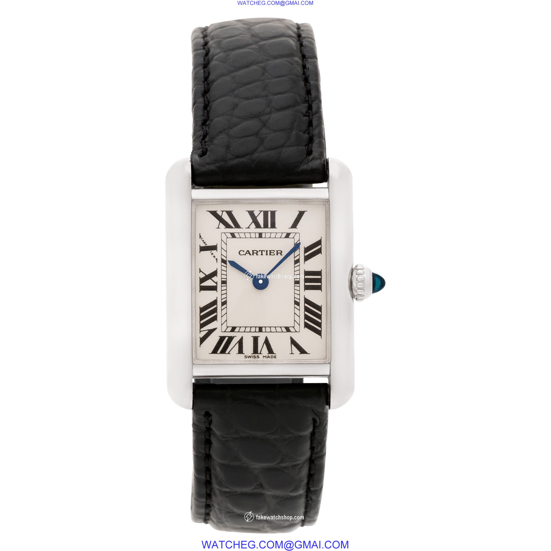 Cartier 2679 Tank Quartz Female 18k White Gold 2