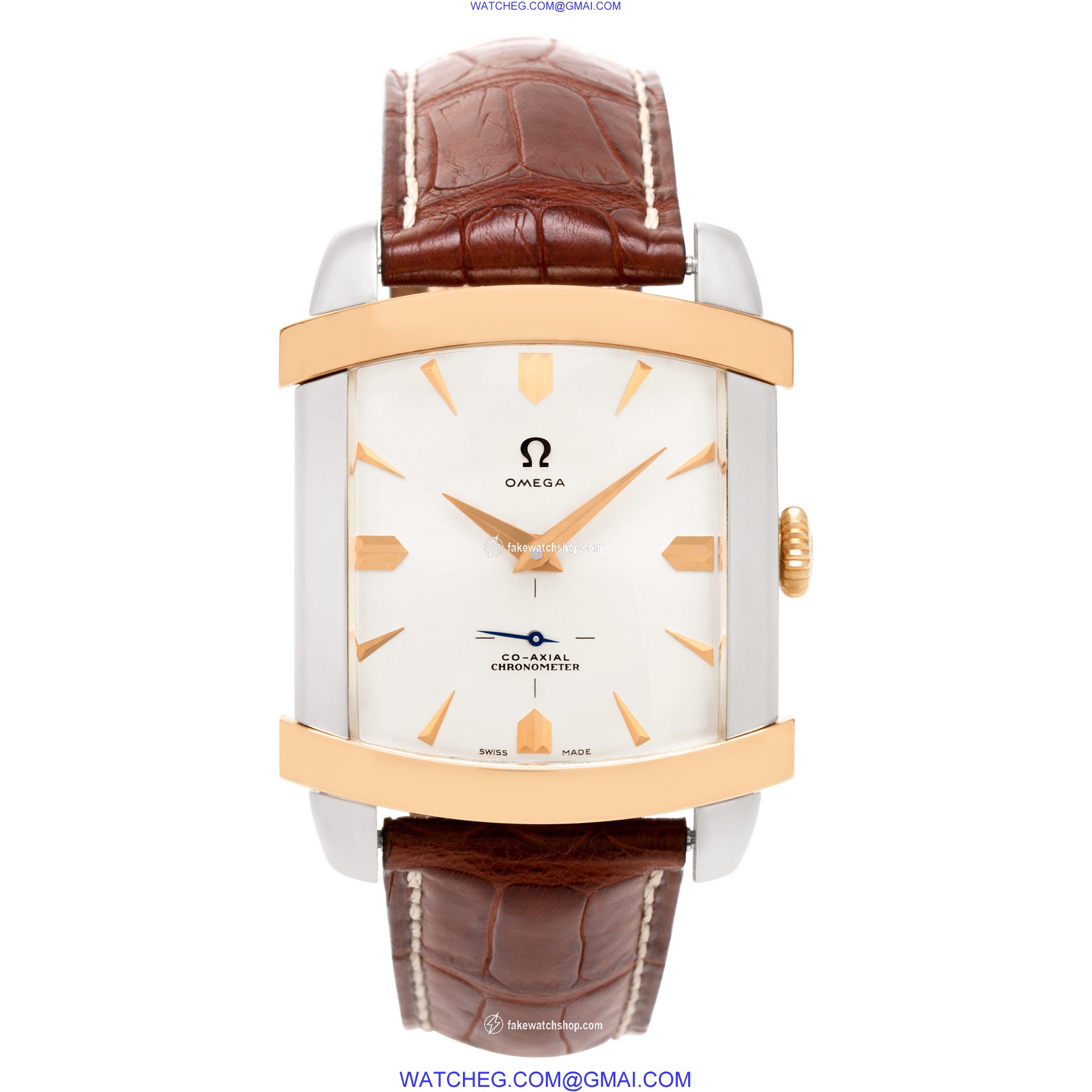 Omega 0609/1952 Museum Automatic Male 18k White & Yellow Gold 2