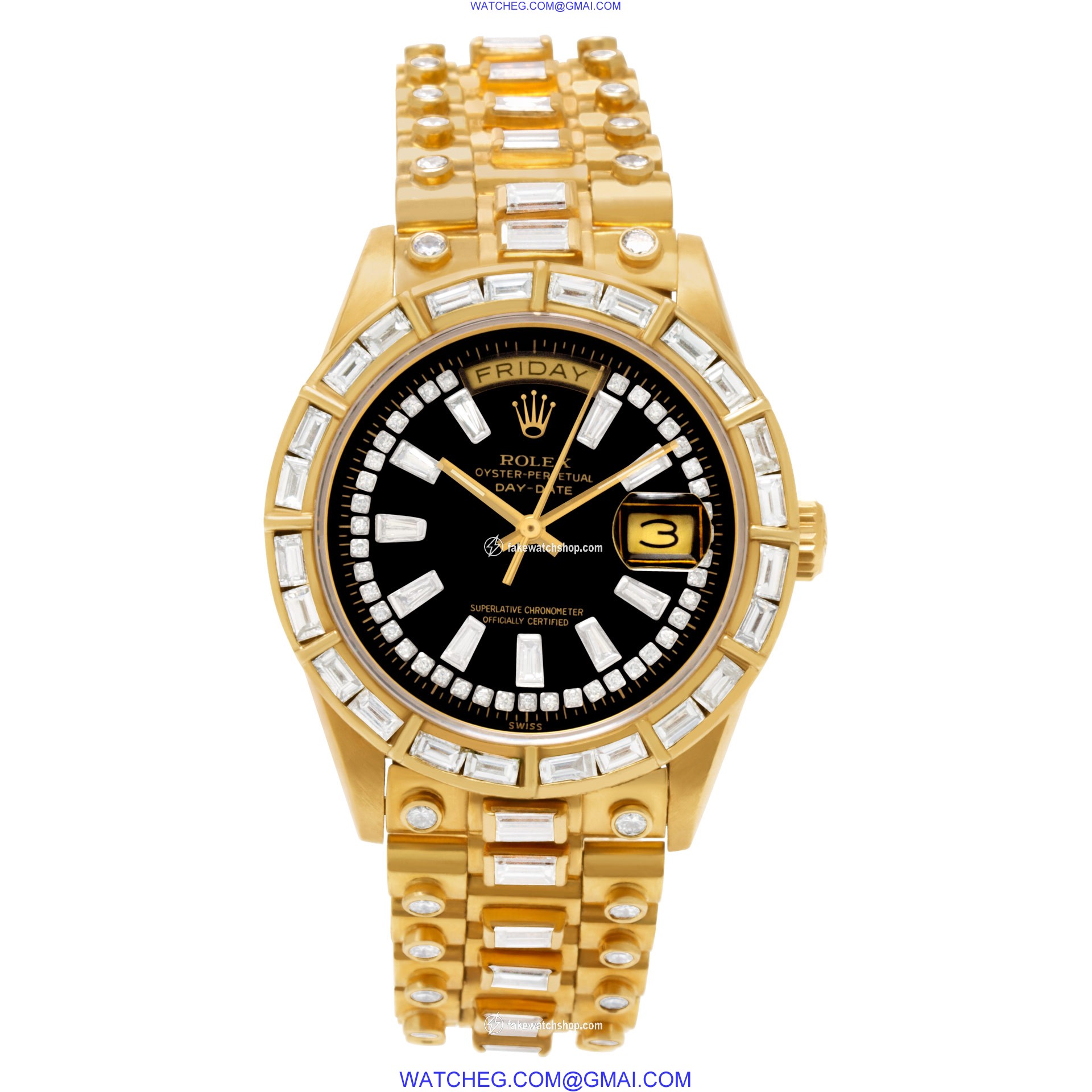 Rolex 18038 Day-Date Automatic Unisex 18k yellow gold 2