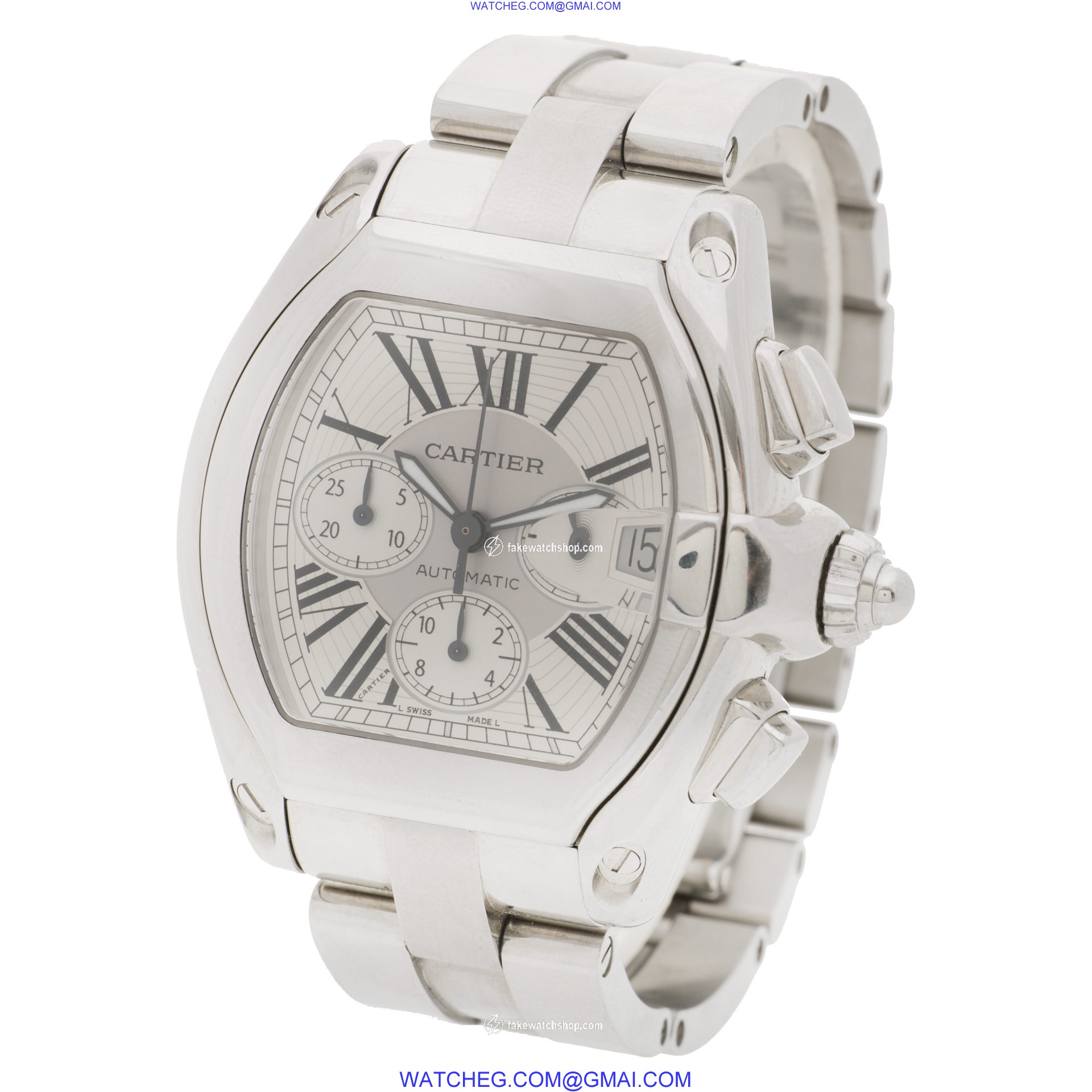 Cartier 2618 Roadster Automatic Male Stainless Steel 2
