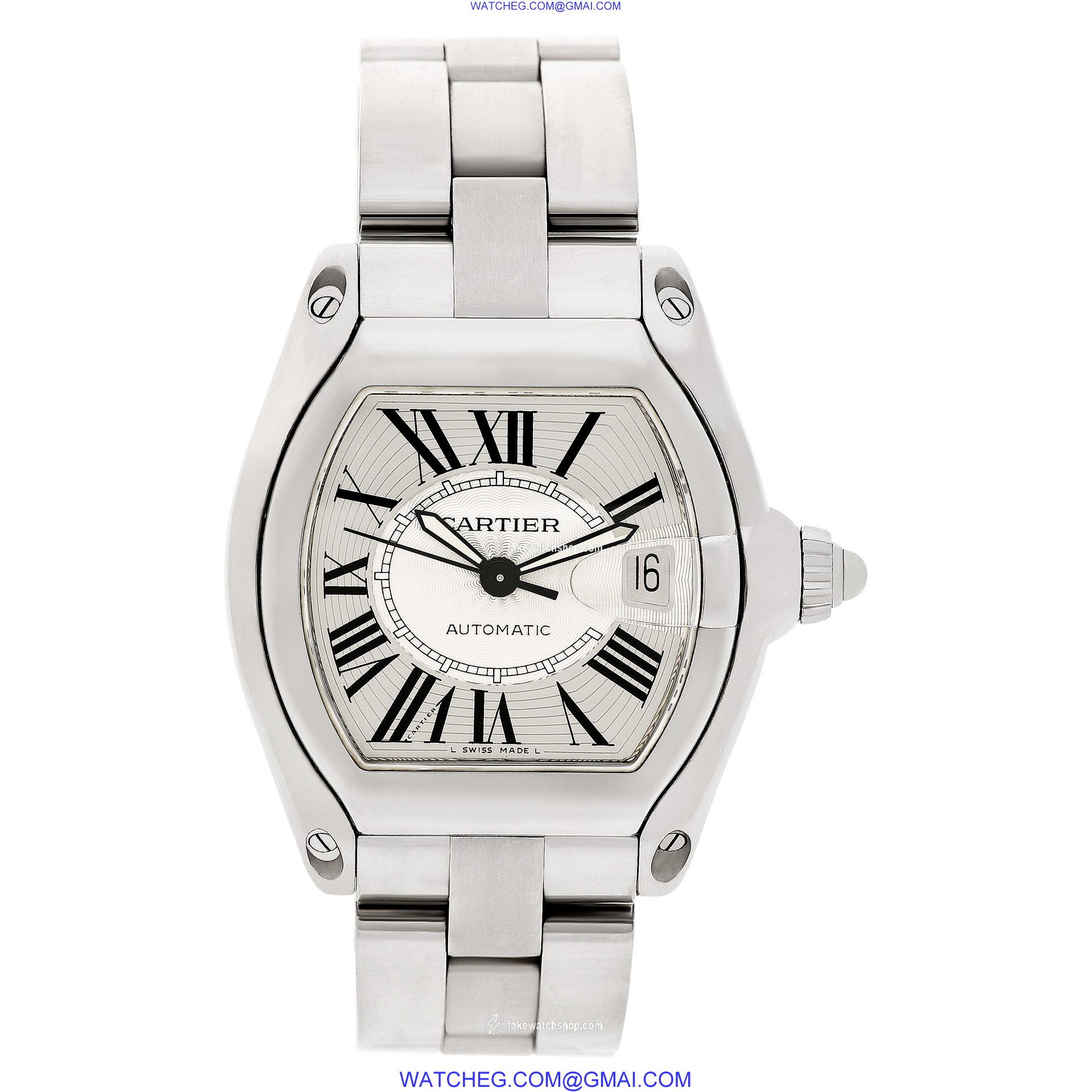 Cartier W62025V3 Roadster Automatic Unisex Stainless Steel 2