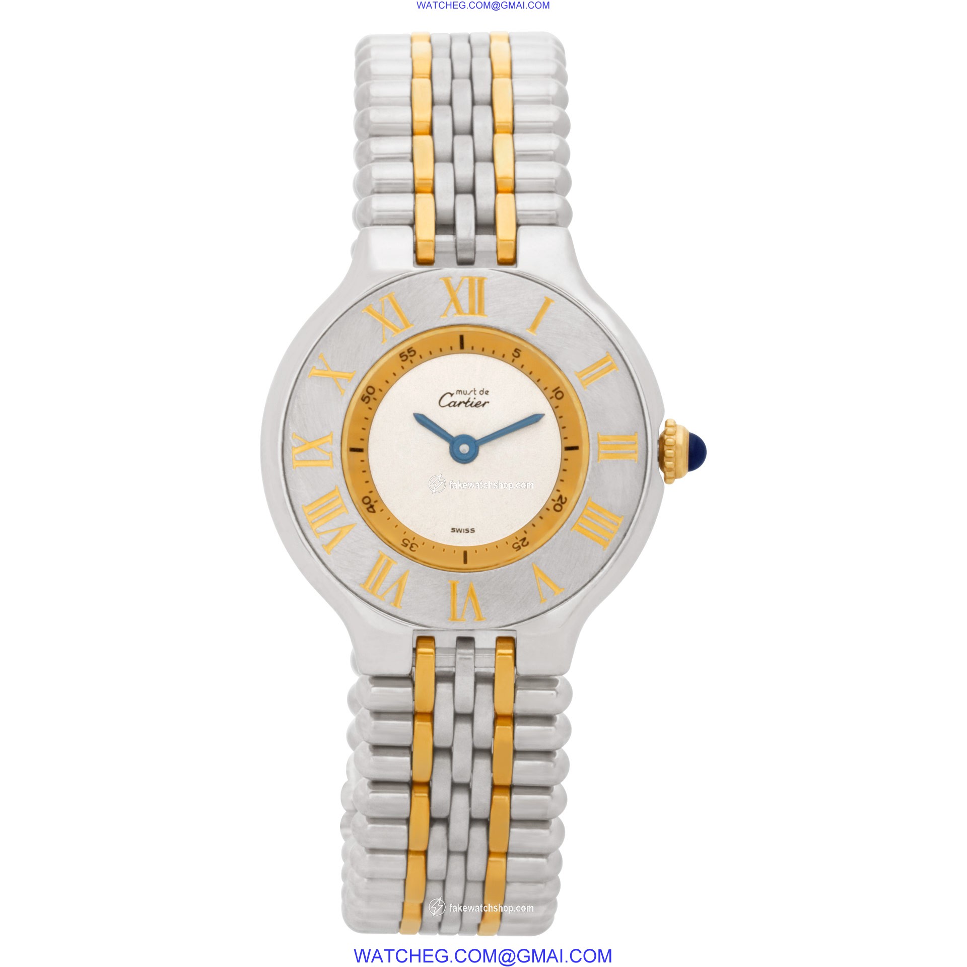 Cartier PL44613 Must de Quartz Female Stainless Steel 2