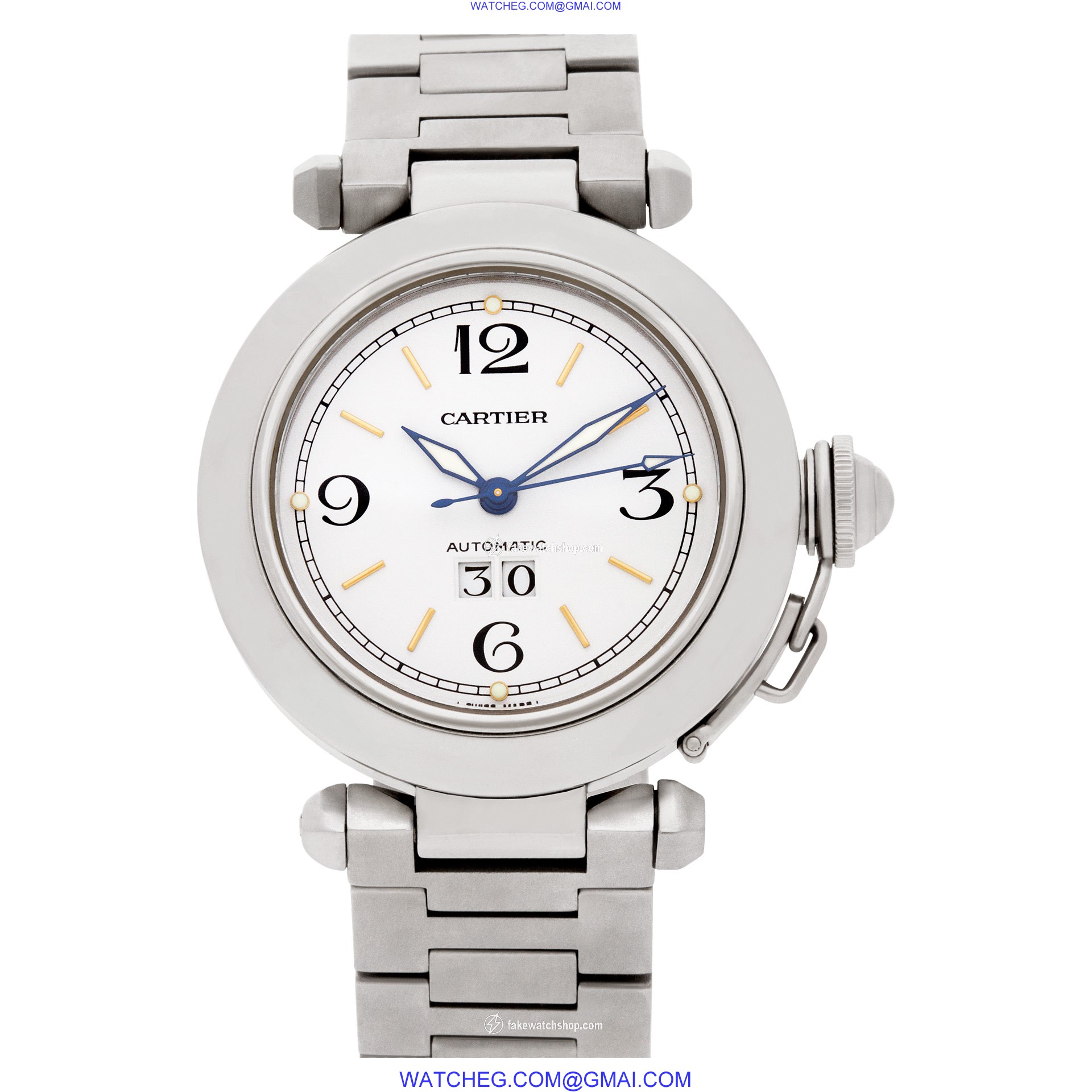 Cartier W31044m7 Pasha Automatic Female Stainless Steel 2