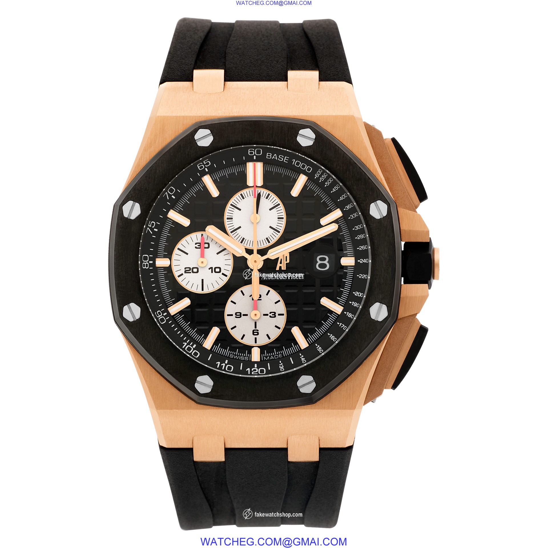 Audemars Piguet 26400RO.OO.a002CA.01 Royal Oak Offshore Automatic Male 18k rose gold 2