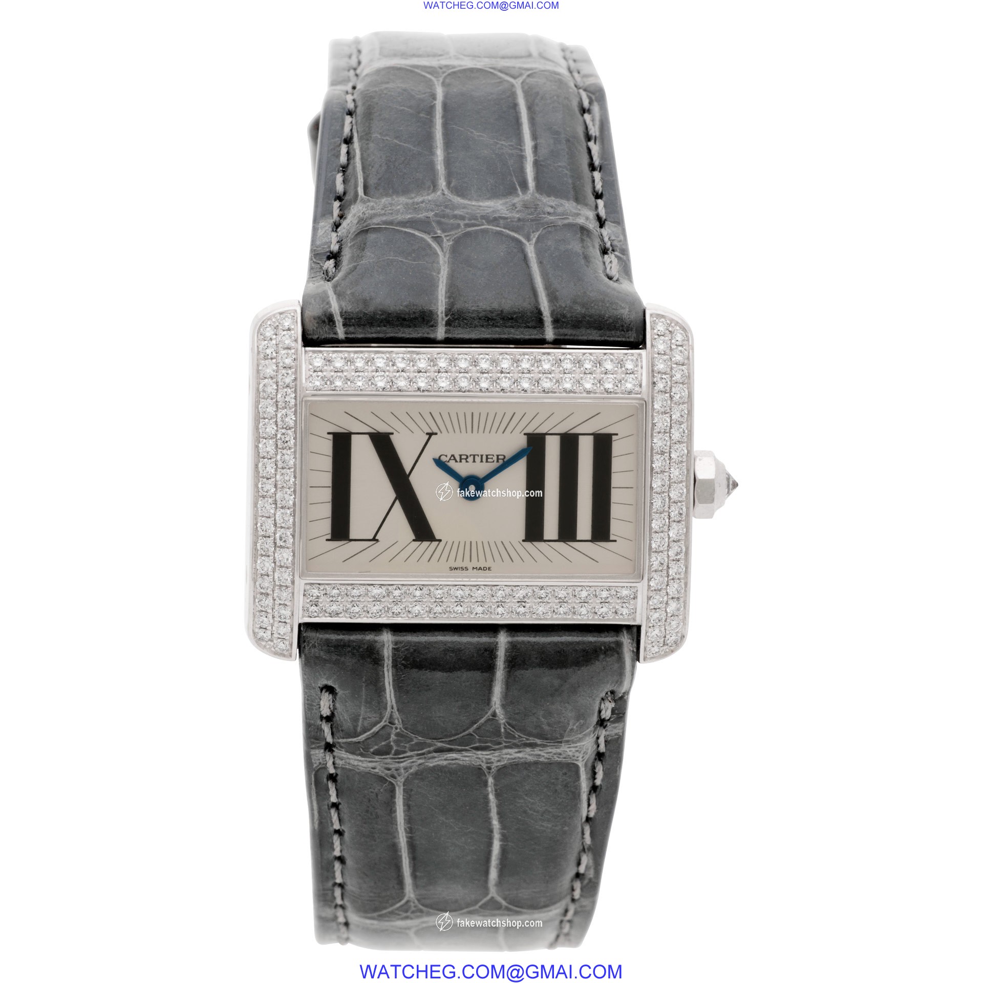 Cartier 2813 Divan Quartz Female 18k White Gold 2
